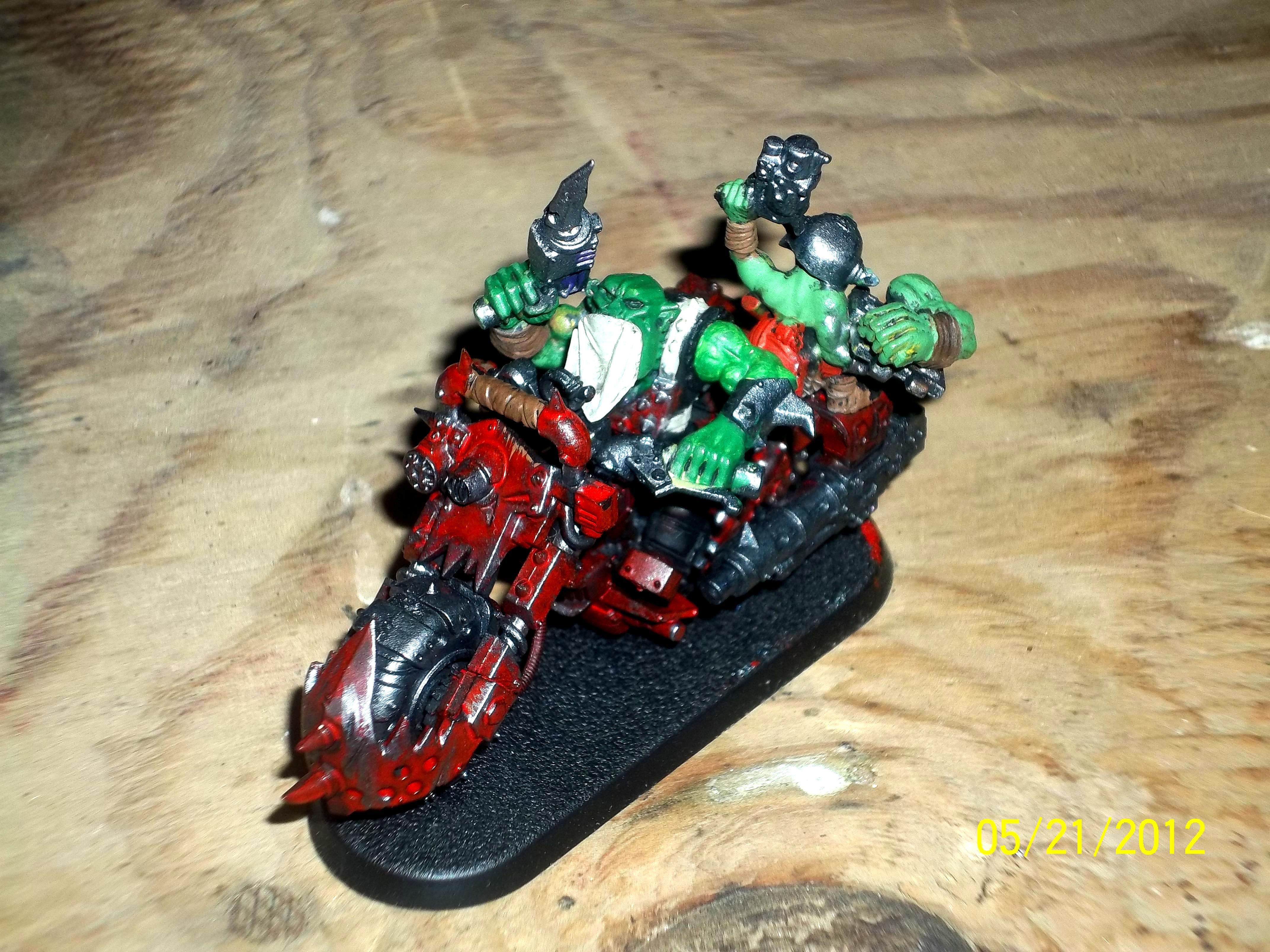 Painboy on bike with Grot Orderly