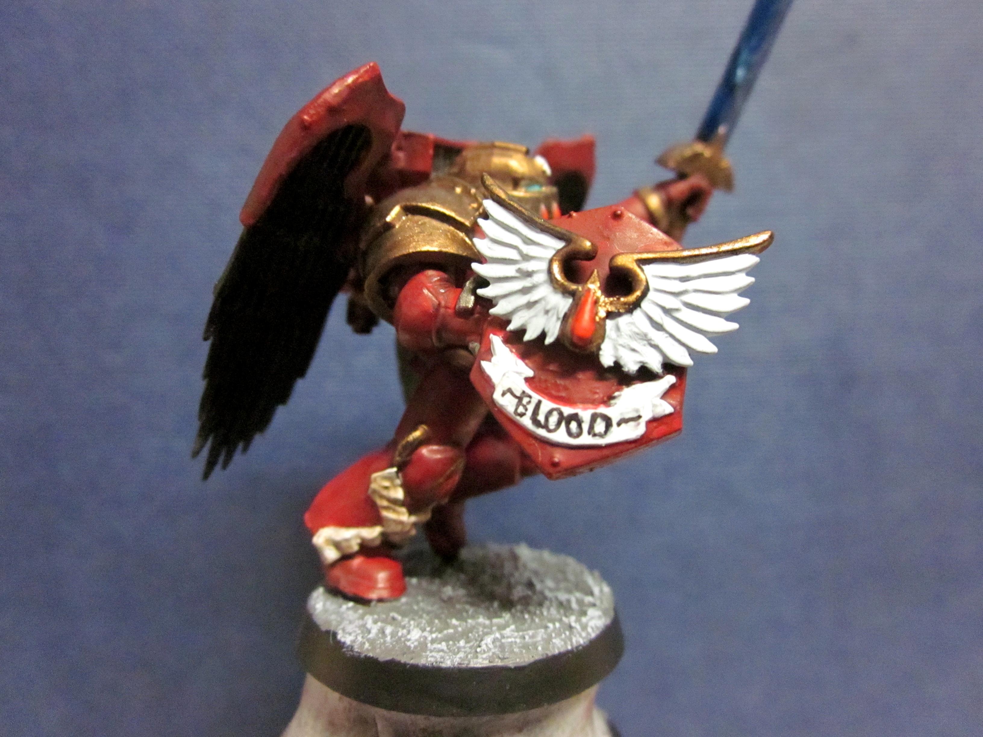 Blood Angels Honour Guard Blood Custom Kit Bash Sanguinary Guard Jump Pack Wings Power Sword Combat Shield
