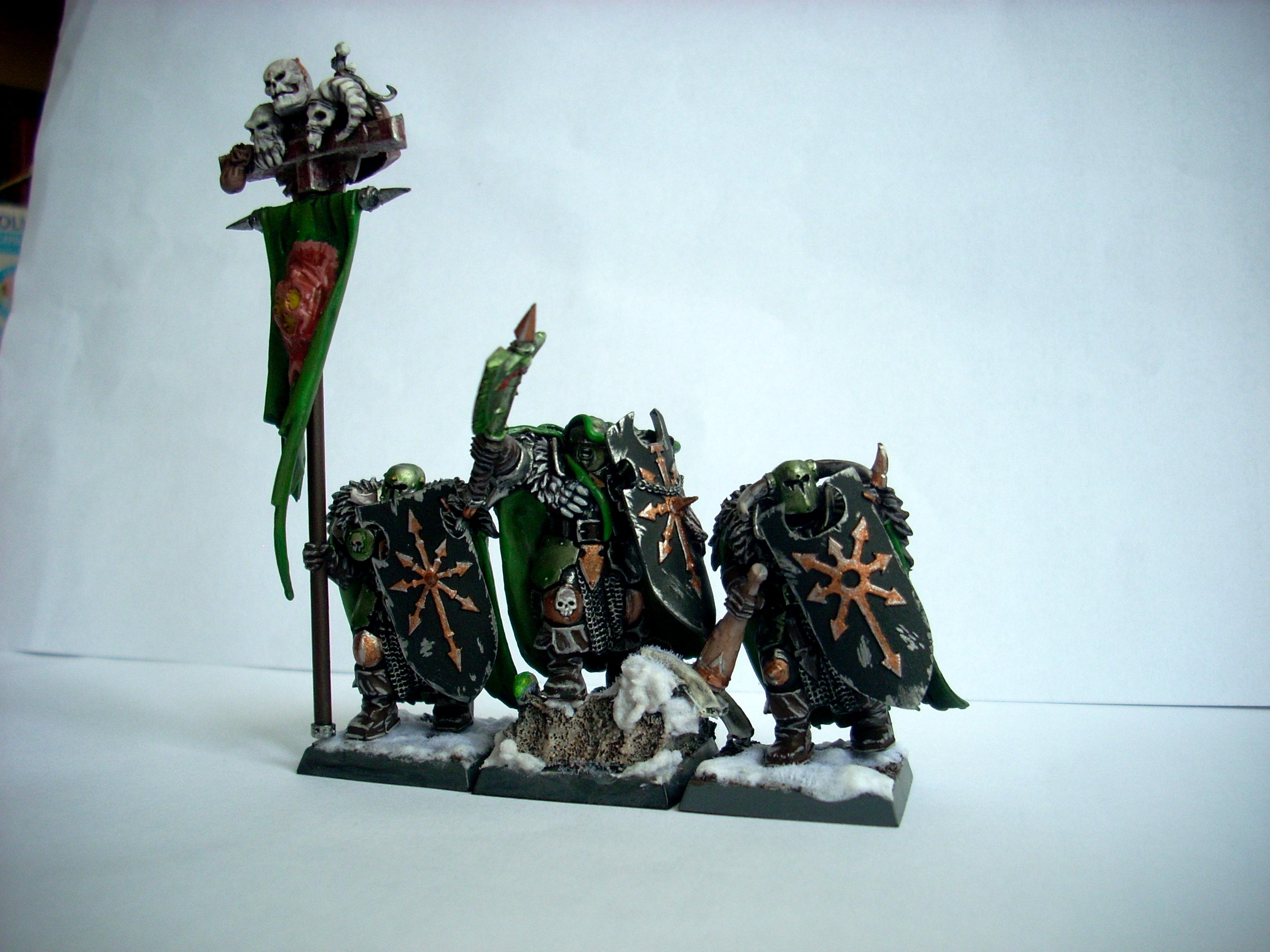 Caos, Chaos, Guerrieri, Nurgle, Snow, Warhammer Fantasy, Warriors