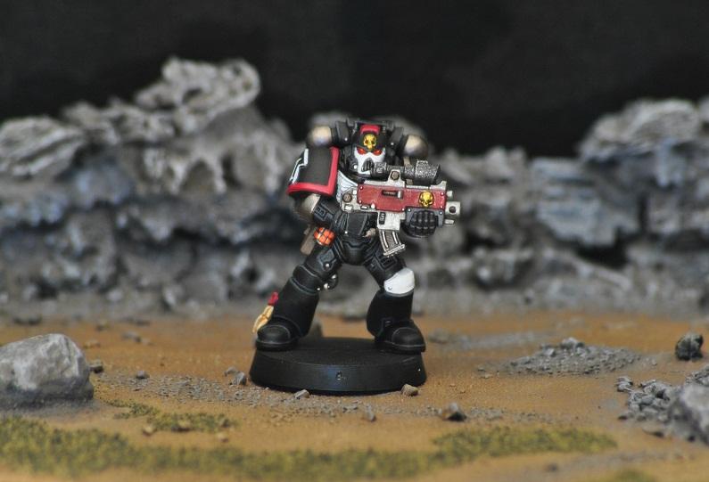 Bolter, Raven Guard, Space Marines, Tactical