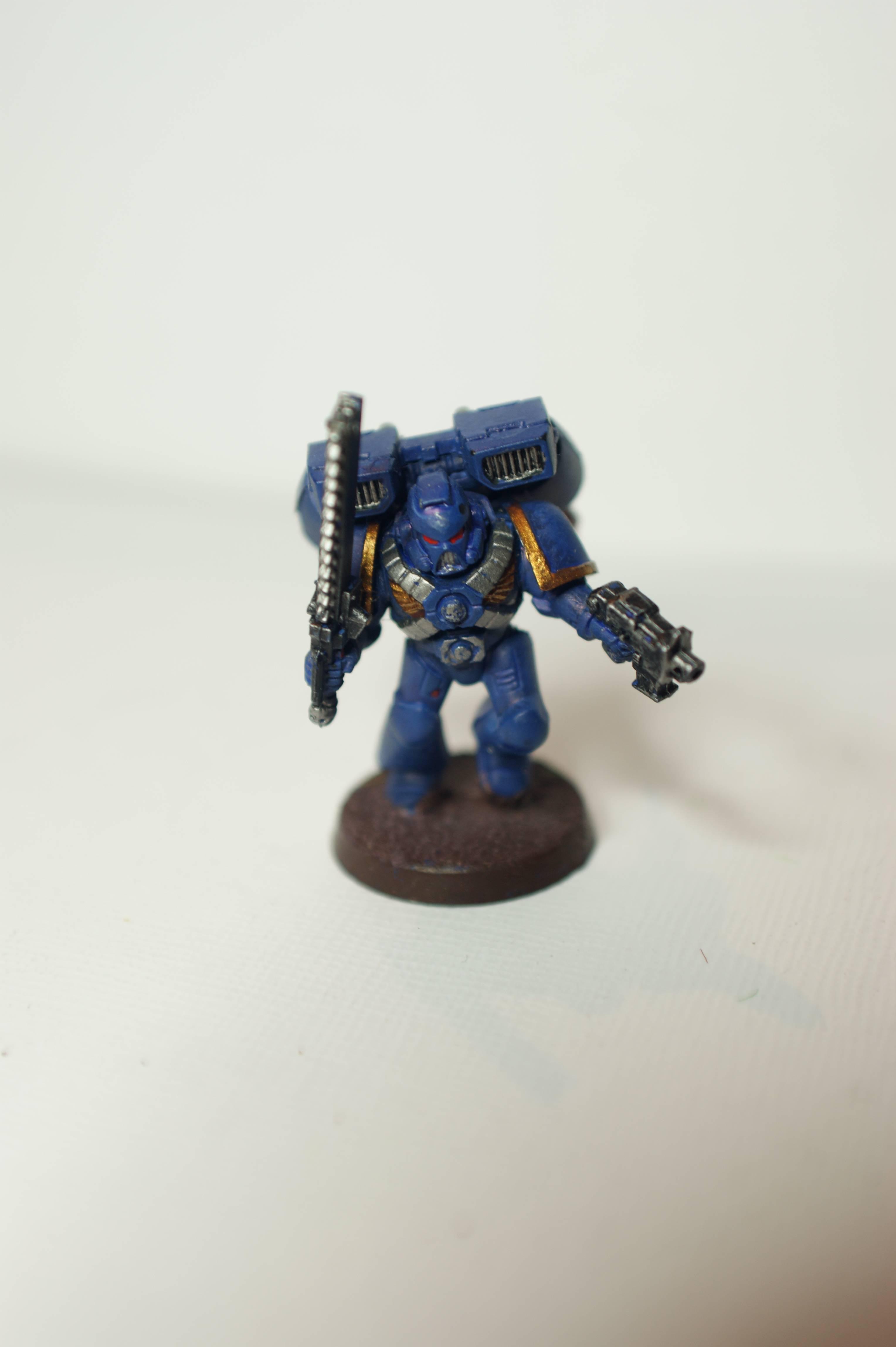 Assault marine with jet flames