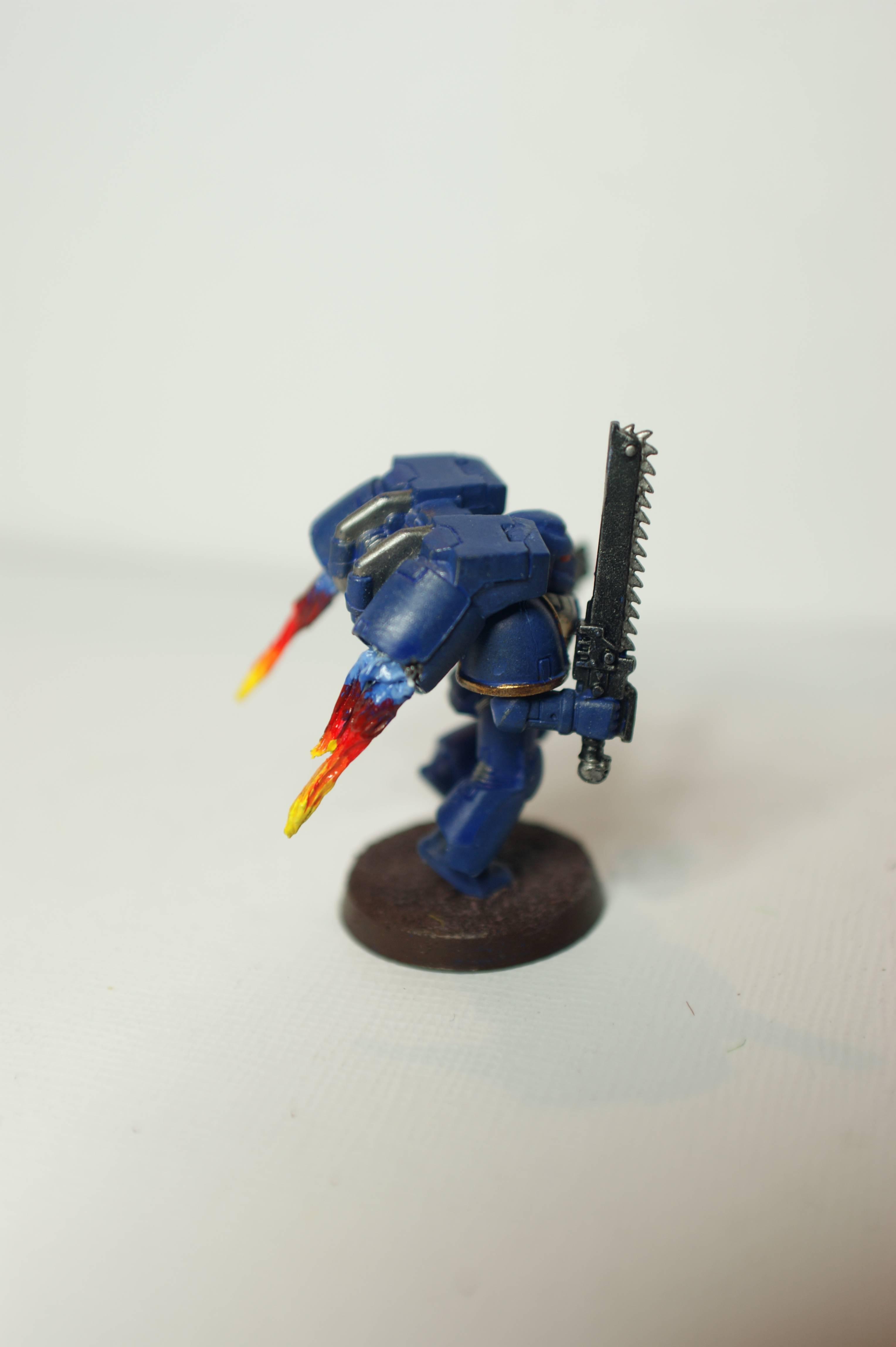 Assault marine with jet flames