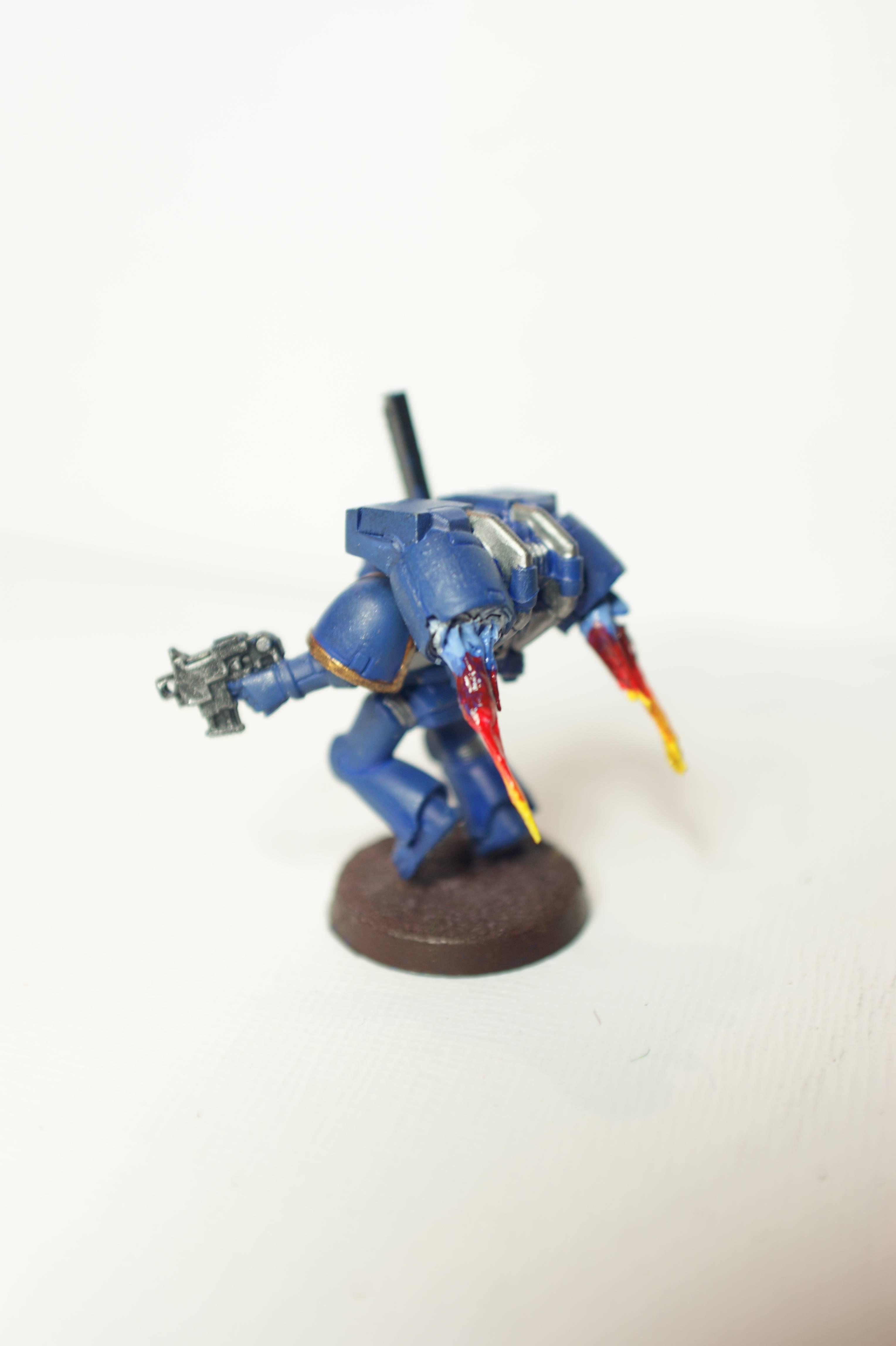 Assault marine with jet flames