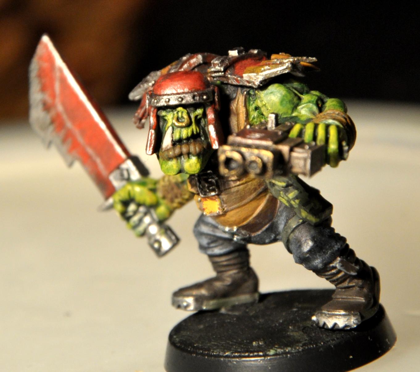 Boy, Dakka Dakka, Greenstuff, Orcs, Orks, Waaagh