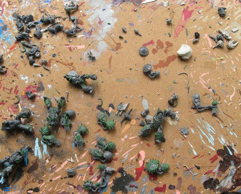 Assault Terminators, Chaos, Chaos Space Marines, Conversion, Terminator Armor
