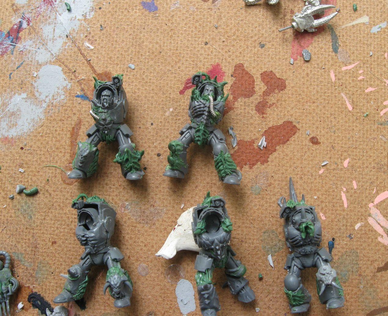 Assault Terminators, Chaos, Chaos Space Marines, Conversion, Terminator Armor