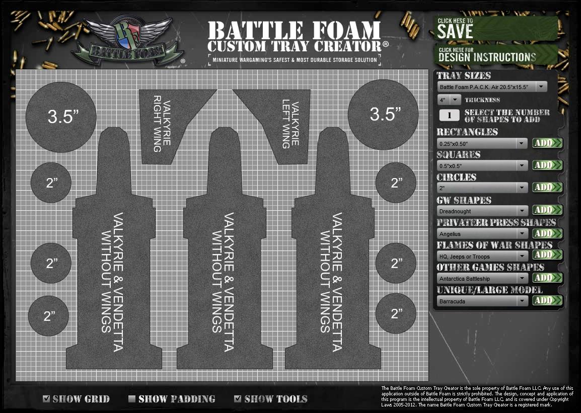 Army Transport, Bag, Battlefoam, Transportation, Valkyrie, Vendetta