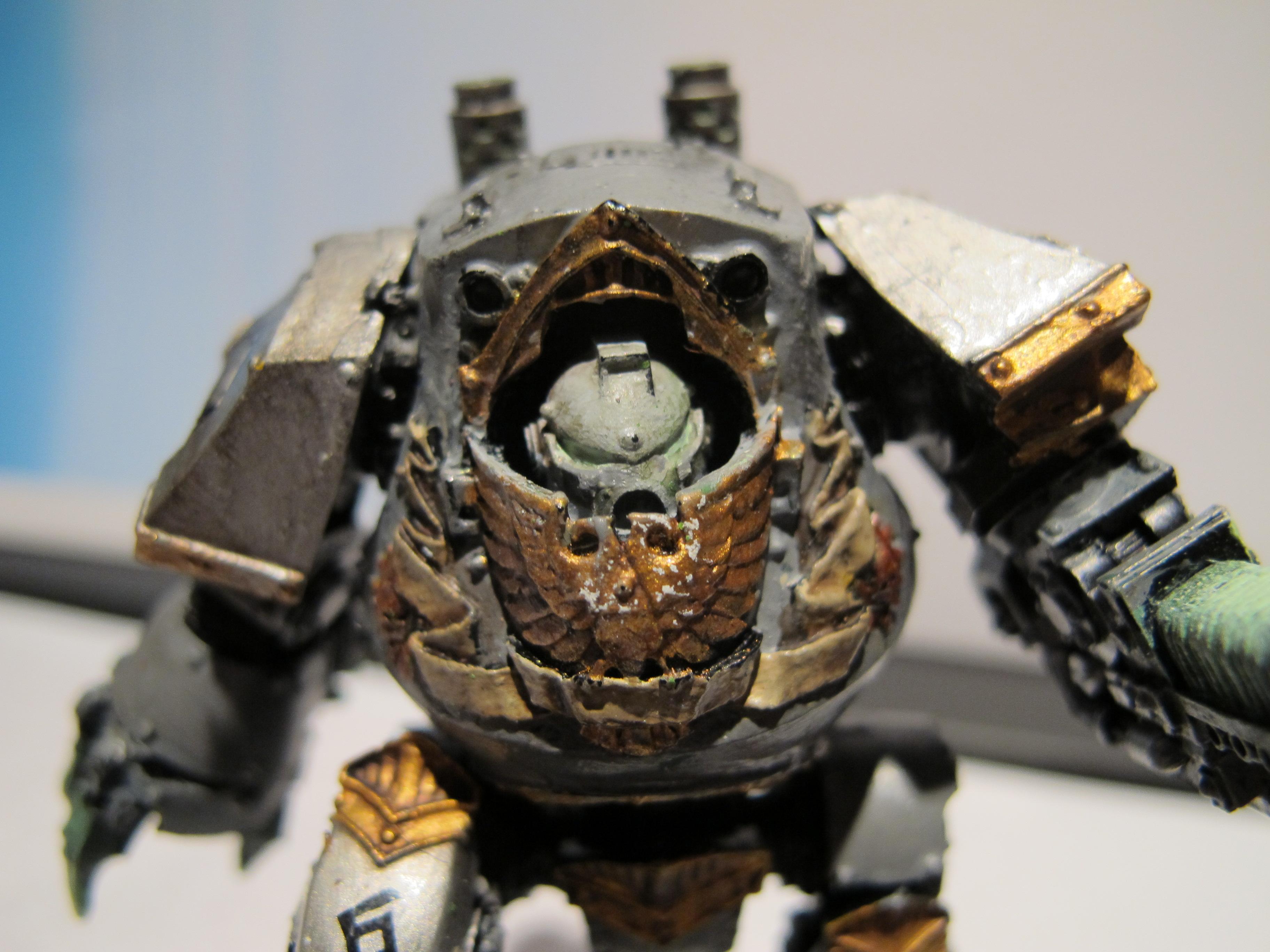 Dreadnought, Grey, Space Marines, Space Wolves, Sw, Warhammer 40,000
