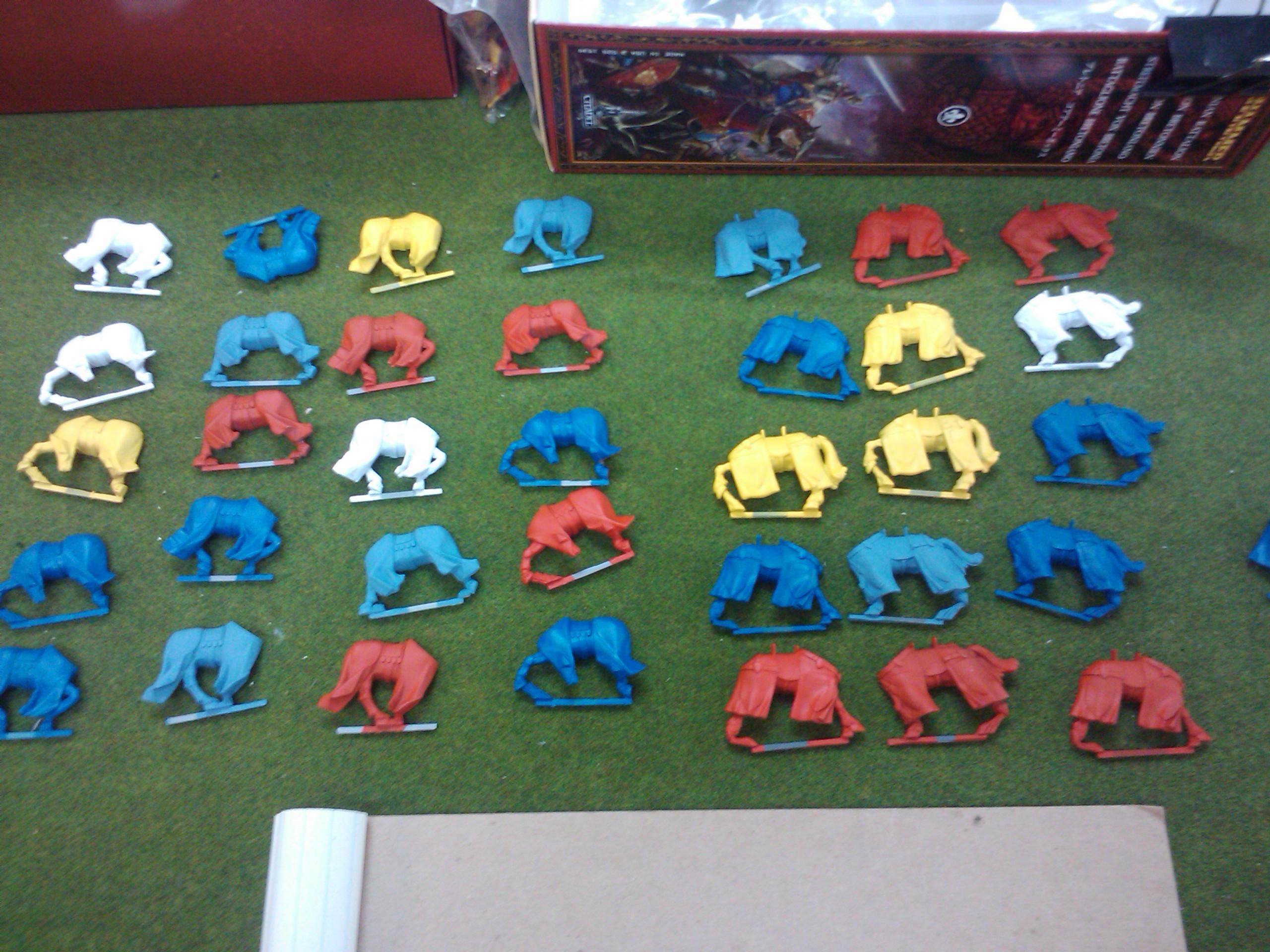 Archers, Bretonnians, Build, Grail, Hobby, Knights, Men At Arms, Painting, Peasant, Pegasus, Warhammer Fantasy, Wf