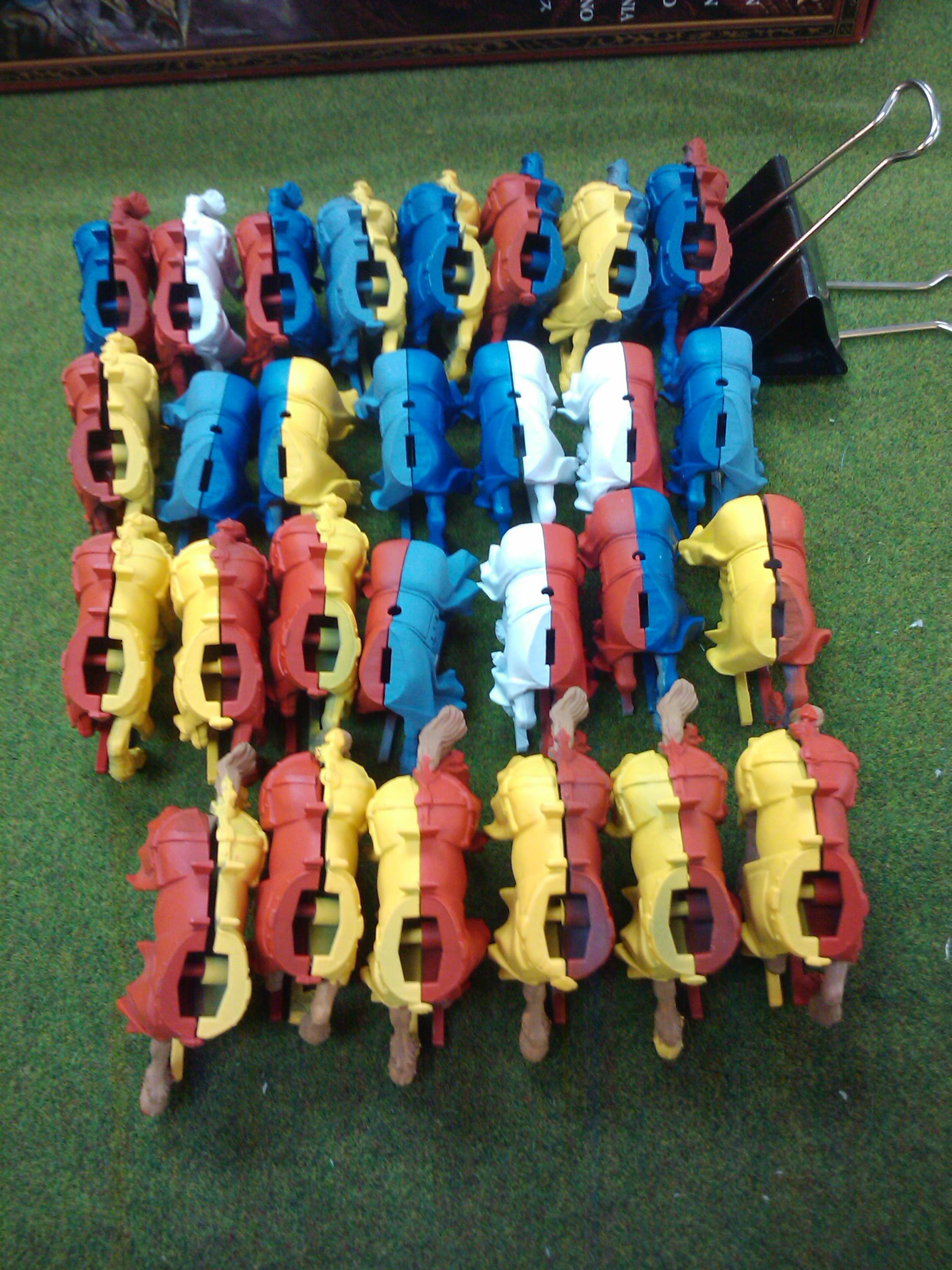 Archers, Bretonnians, Build, Grail, Hobby, Knights, Men At Arms, Painting, Peasant, Pegasus, Warhammer Fantasy, Wf