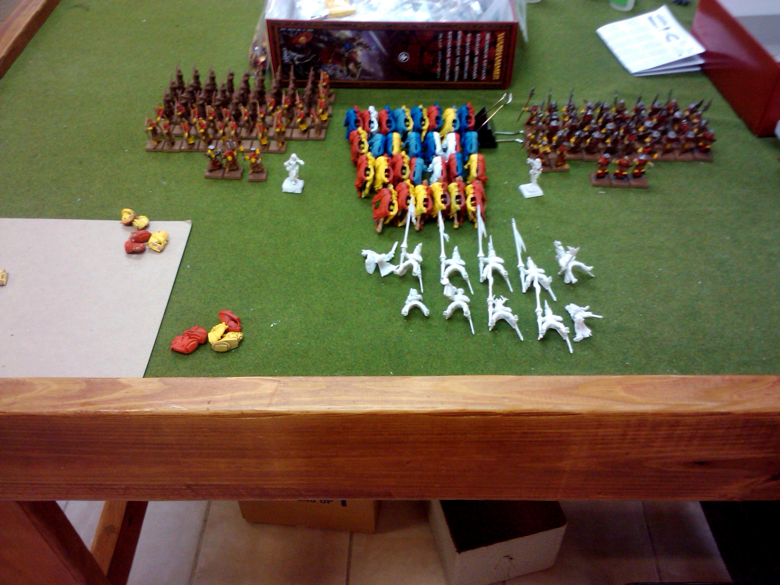 Archers, Bretonnians, Build, Grail, Hobby, Knights, Men At Arms, Painting, Peasant, Pegasus, Warhammer Fantasy, Wf