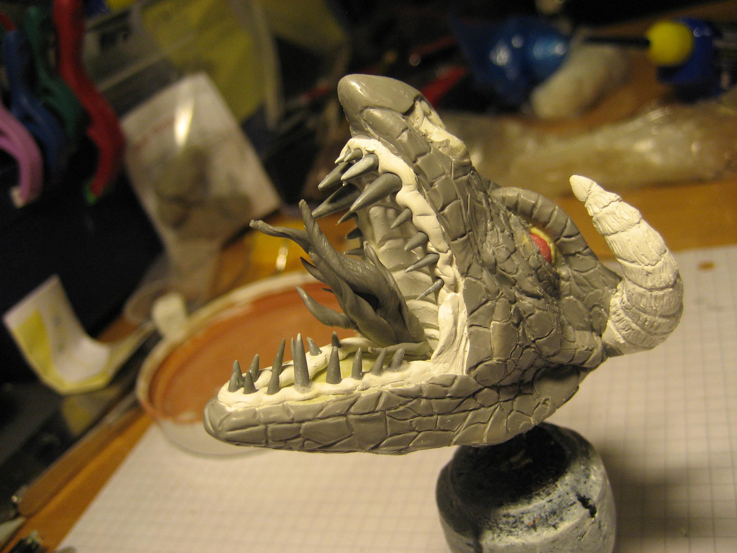 Dragon Head, Sculpting