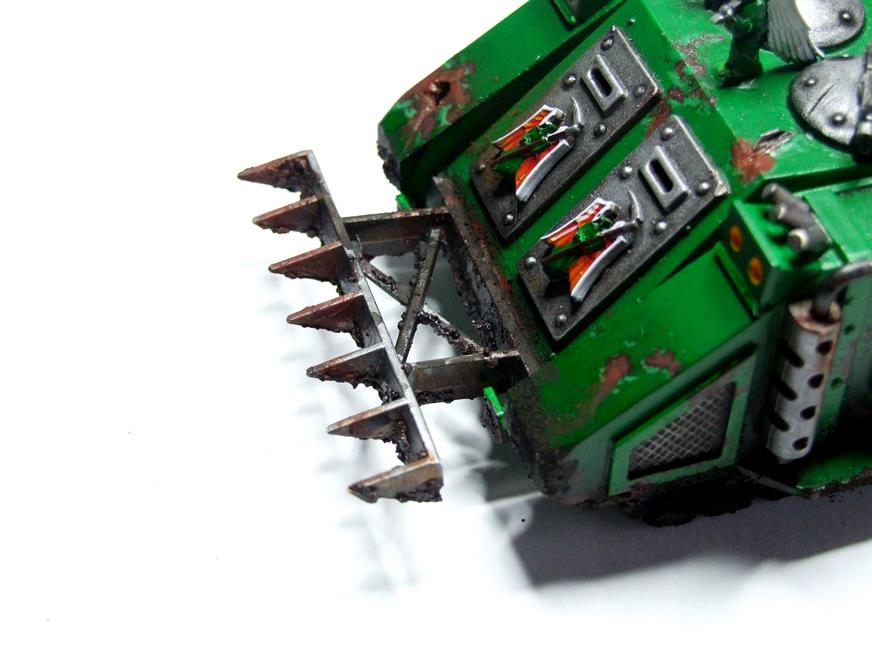 Dark Angels, Rhino, Rogue Trader, Weathered