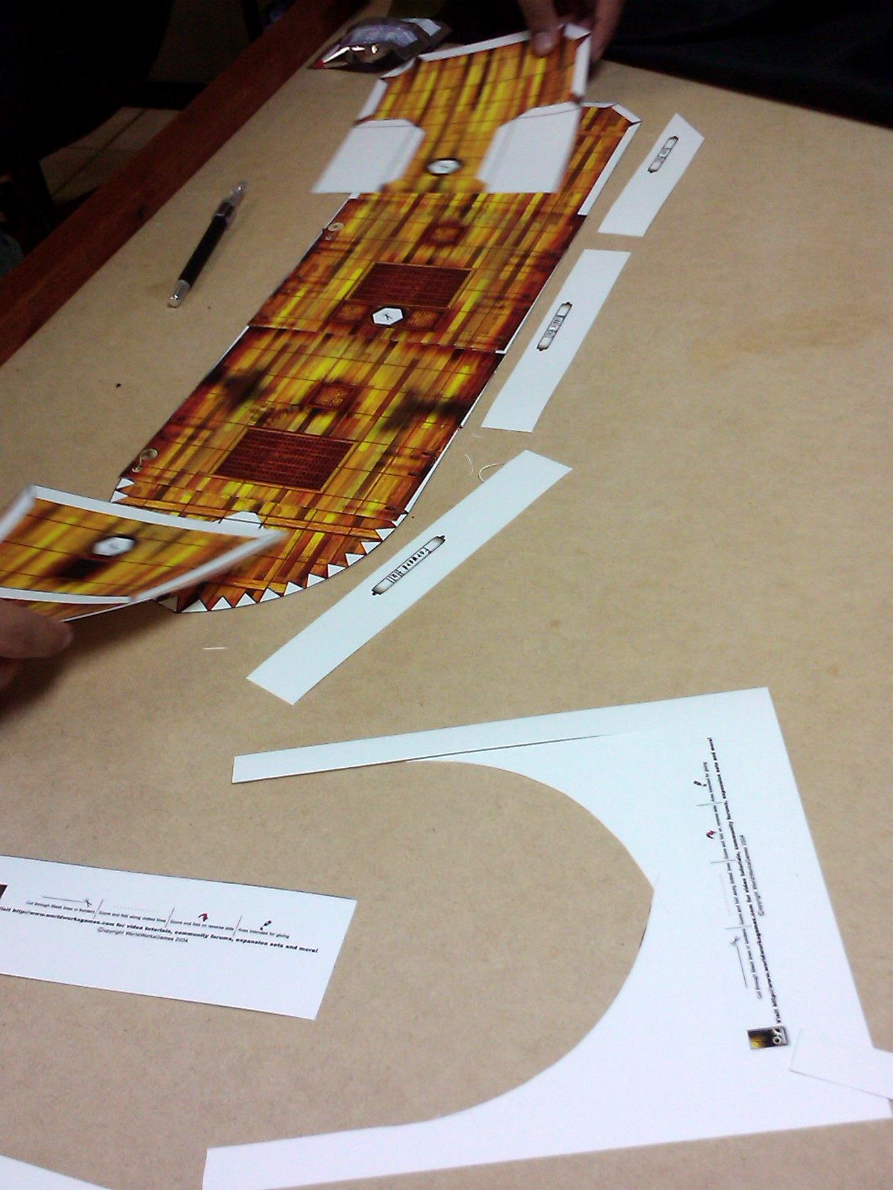 Build, Cardstock, Hobby, Maiden, Painting, Paper, Project, Ship, Terrain, World Works Games, Worldworks, Worldworks Games
