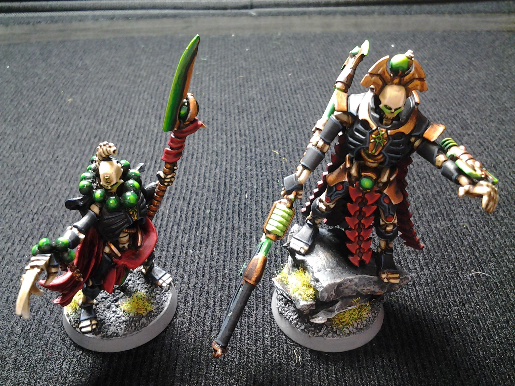 Anrakyr, Anrakyr Conversion, Black Nercon, Bone Necron, Command Barge Lord Conversion, Necron Lord, Red Necron, Royal Court, Tachyon Arrow