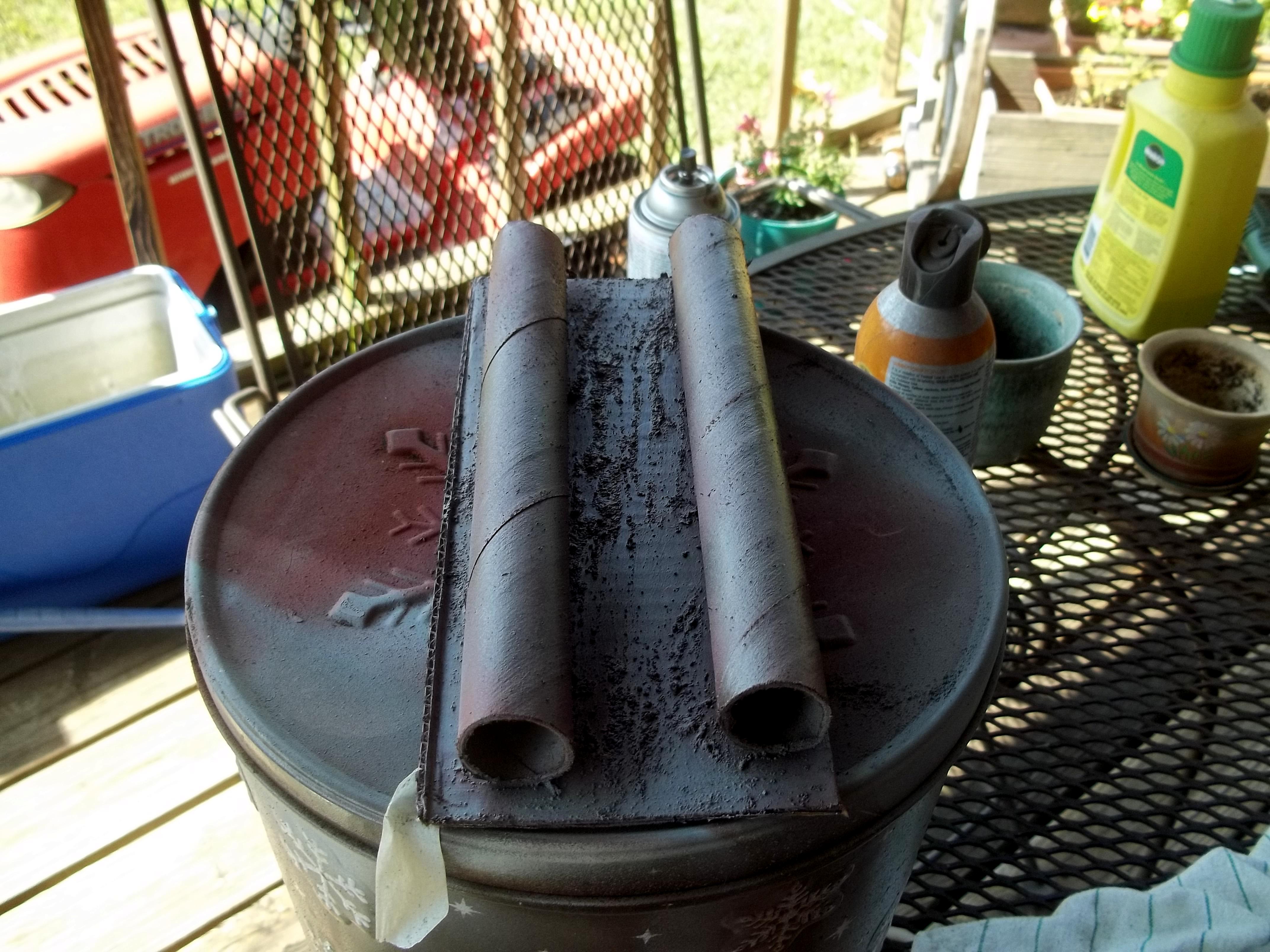 side shot of pipes