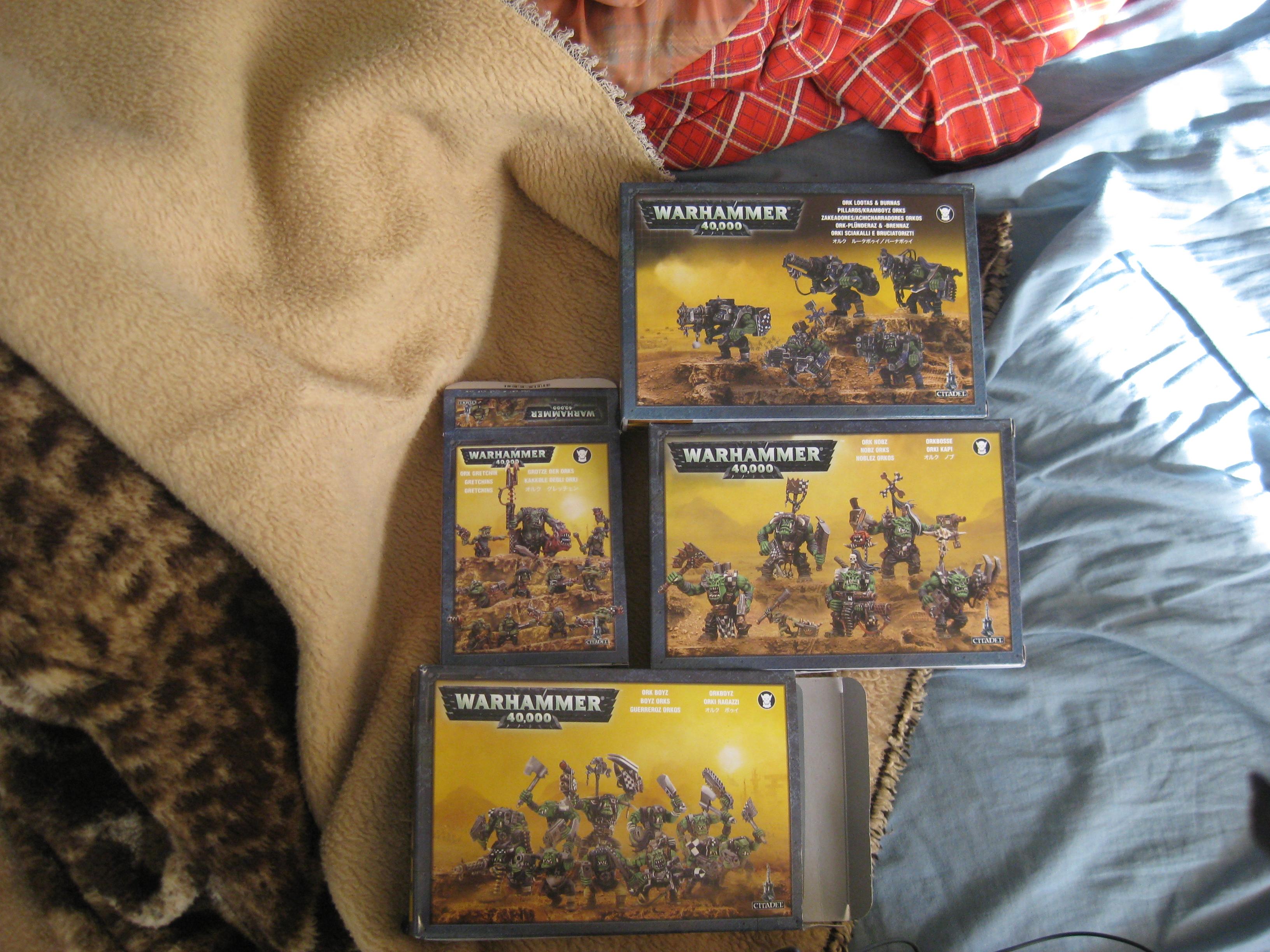 New 40K Orks Just started assembly updated coming.!