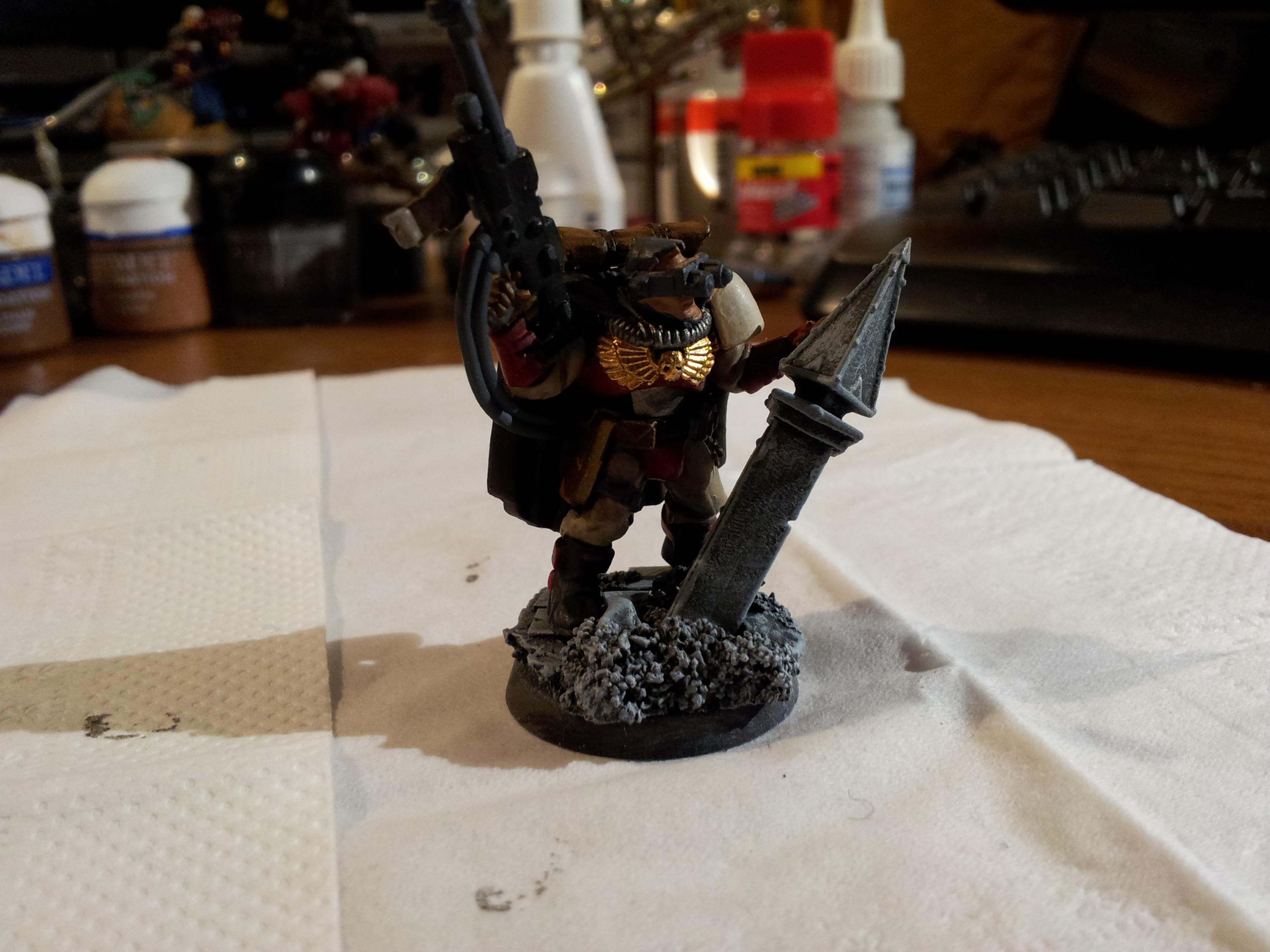 the scout sergeant on his base, although the pic is a bit too dark