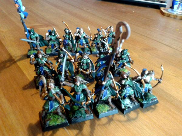Archers, Asrai, Glade Guard, Warhammer Fantasy, Wood Elves