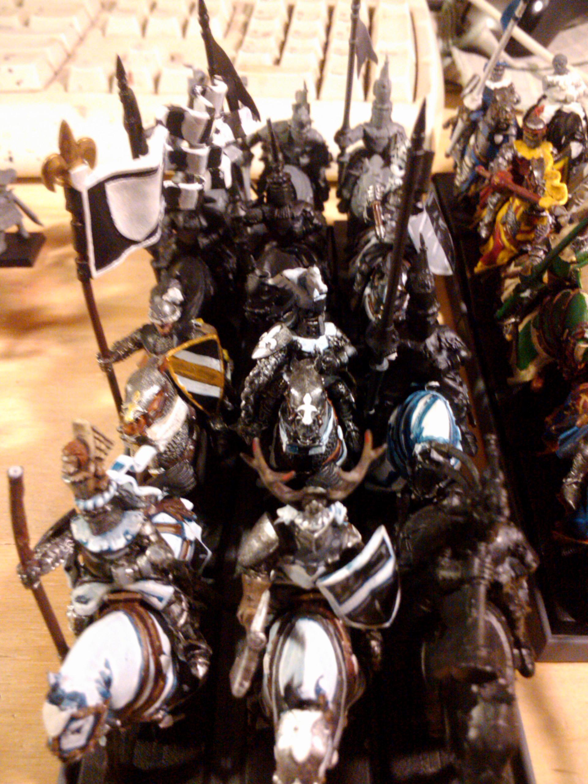 Archers, Bretonnians, Build, Grail, Hobby, Knights, Men At Arms, Painting, Peasant, Pegasus, Warhammer Fantasy, Wf