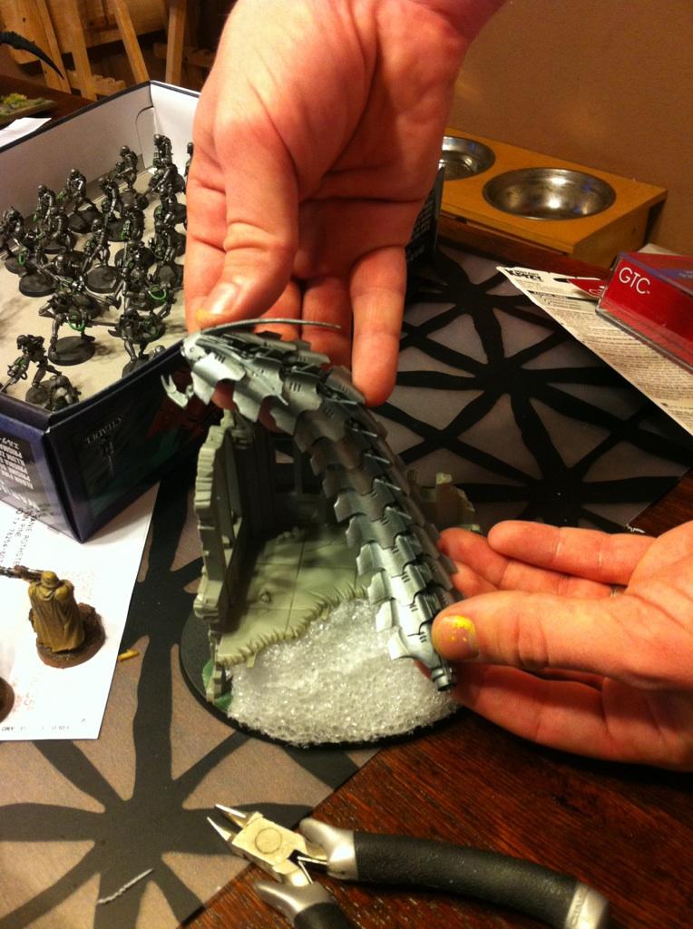 Airbrush, Forge World, Necrons, Resin, Tomb Stalker