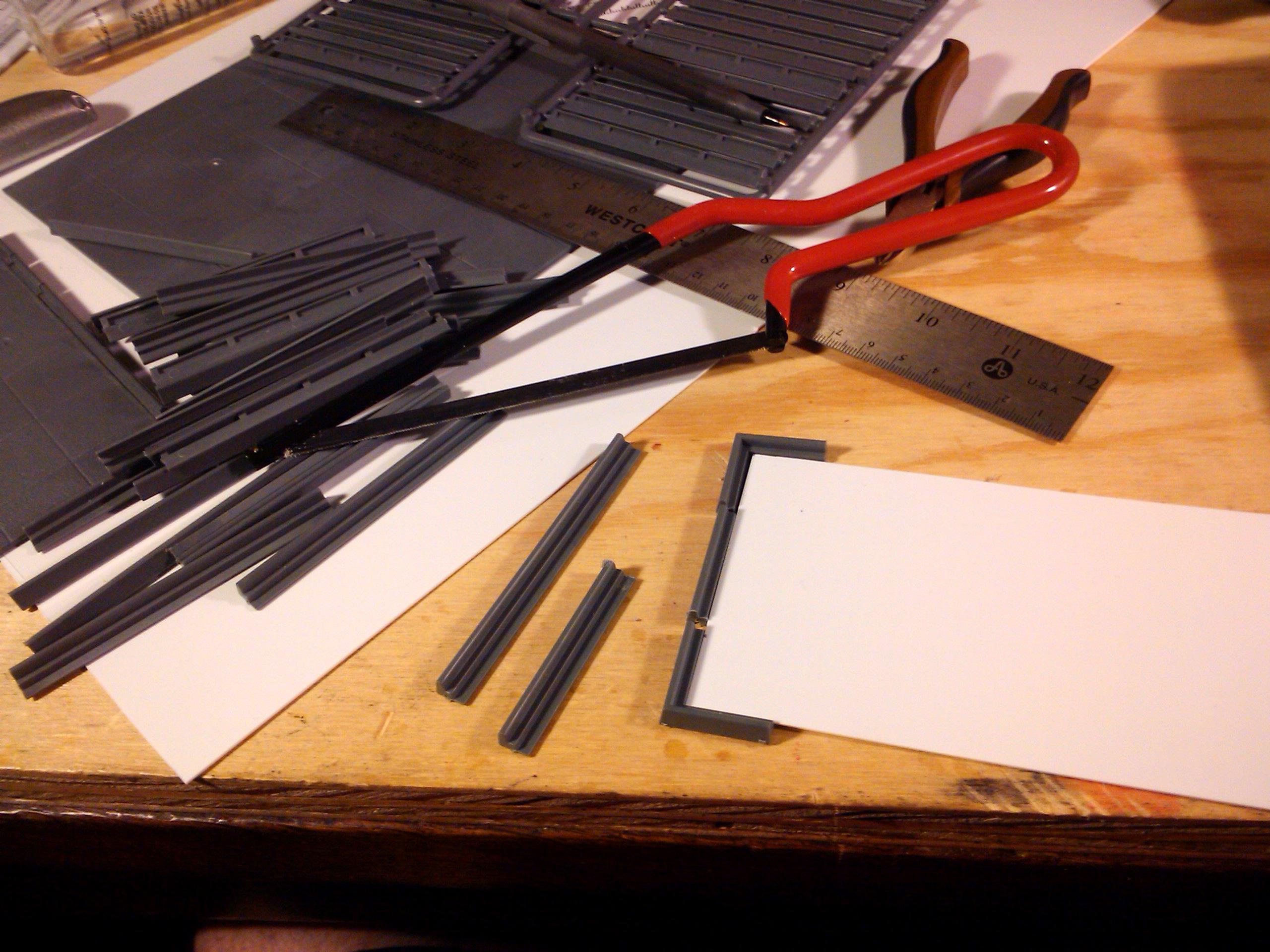 Base, Buildings, Conversion, Hobby, Movement Trays, Plasticard, Set, Terrain