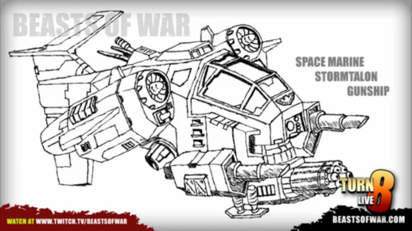 Beasts Of War, Flyer, Space Marines, Strom Talon