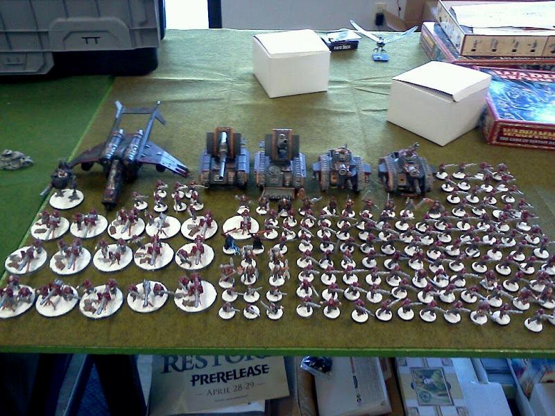 Imperial Guard, Half of my guard army