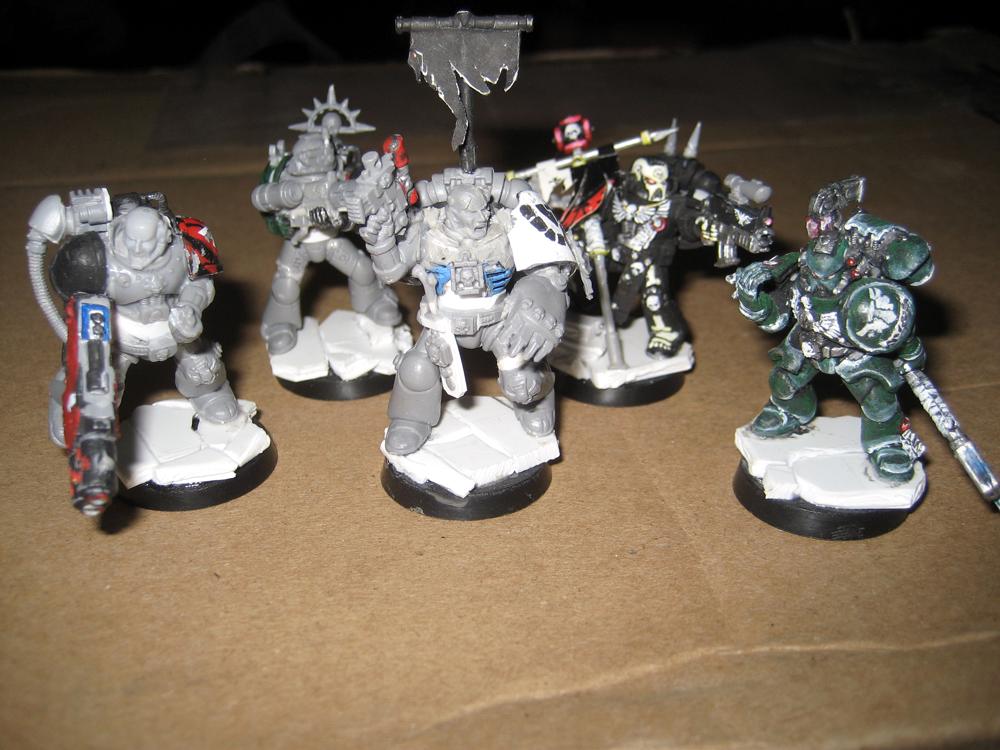 Conversion, Dark Angels, Space Marines, Warhammer 40,000, Work In Progress