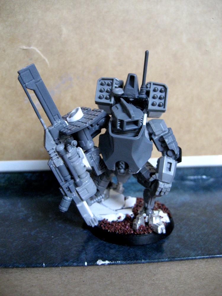 Army, Commander, Conversion, Kitbash, Tau, Warhammer 40,000, Work In Progress, Xv-8