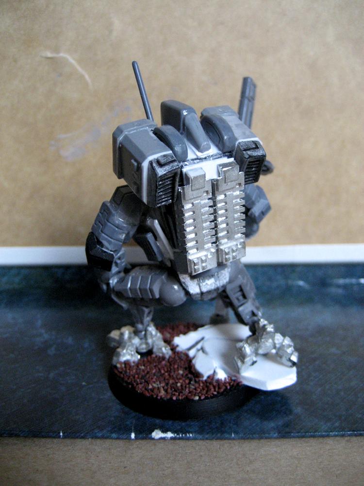 Army, Commander, Conversion, Kitbash, Tau, Warhammer 40,000, Work In Progress, Xv-8