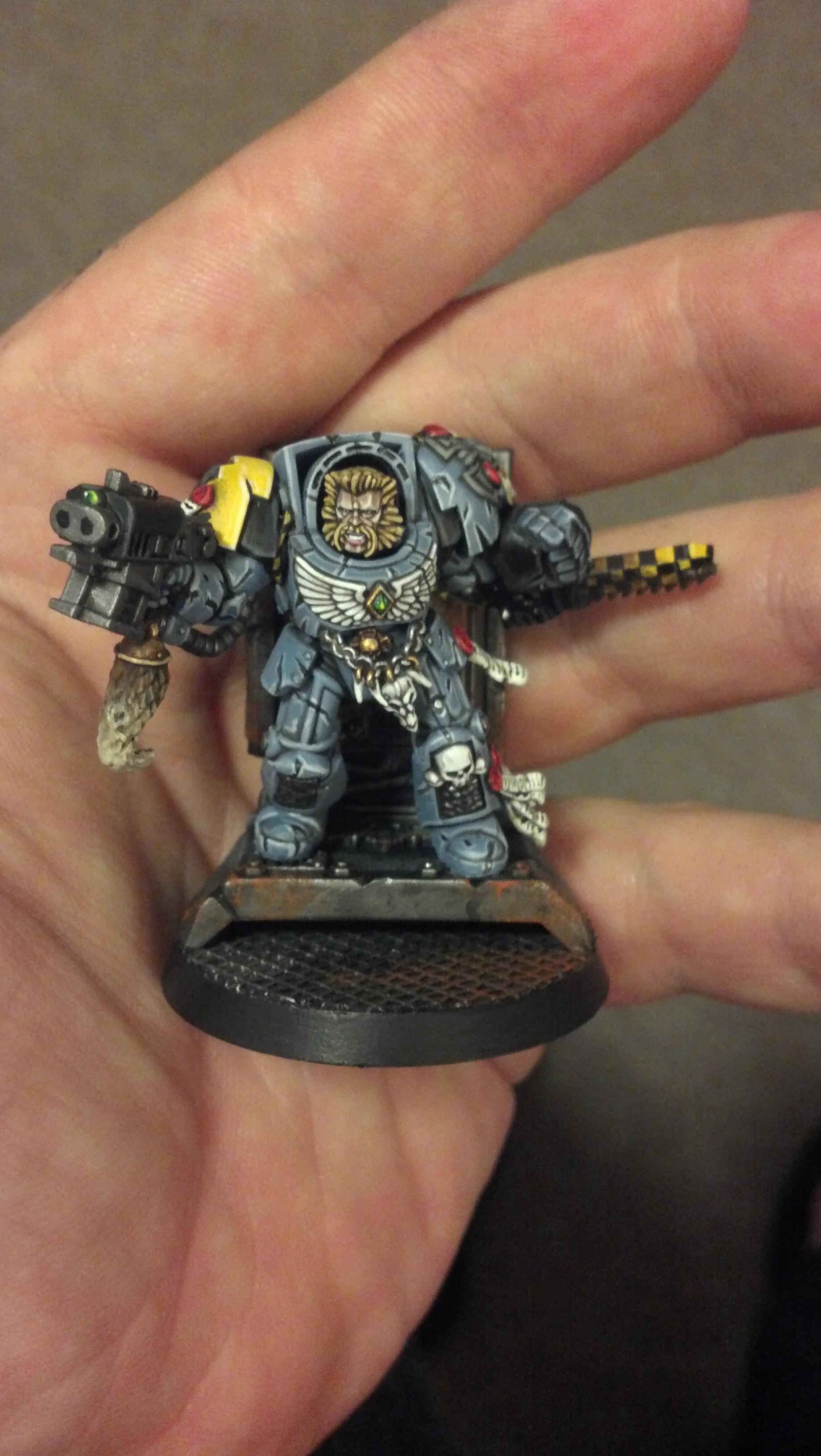 Conversion, Space Hulk, Space Wolves, Terminator Armor, Warhammer 40,000, Wolf Lord