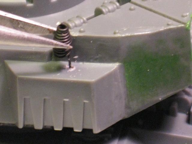 Glue in the antenna into place 