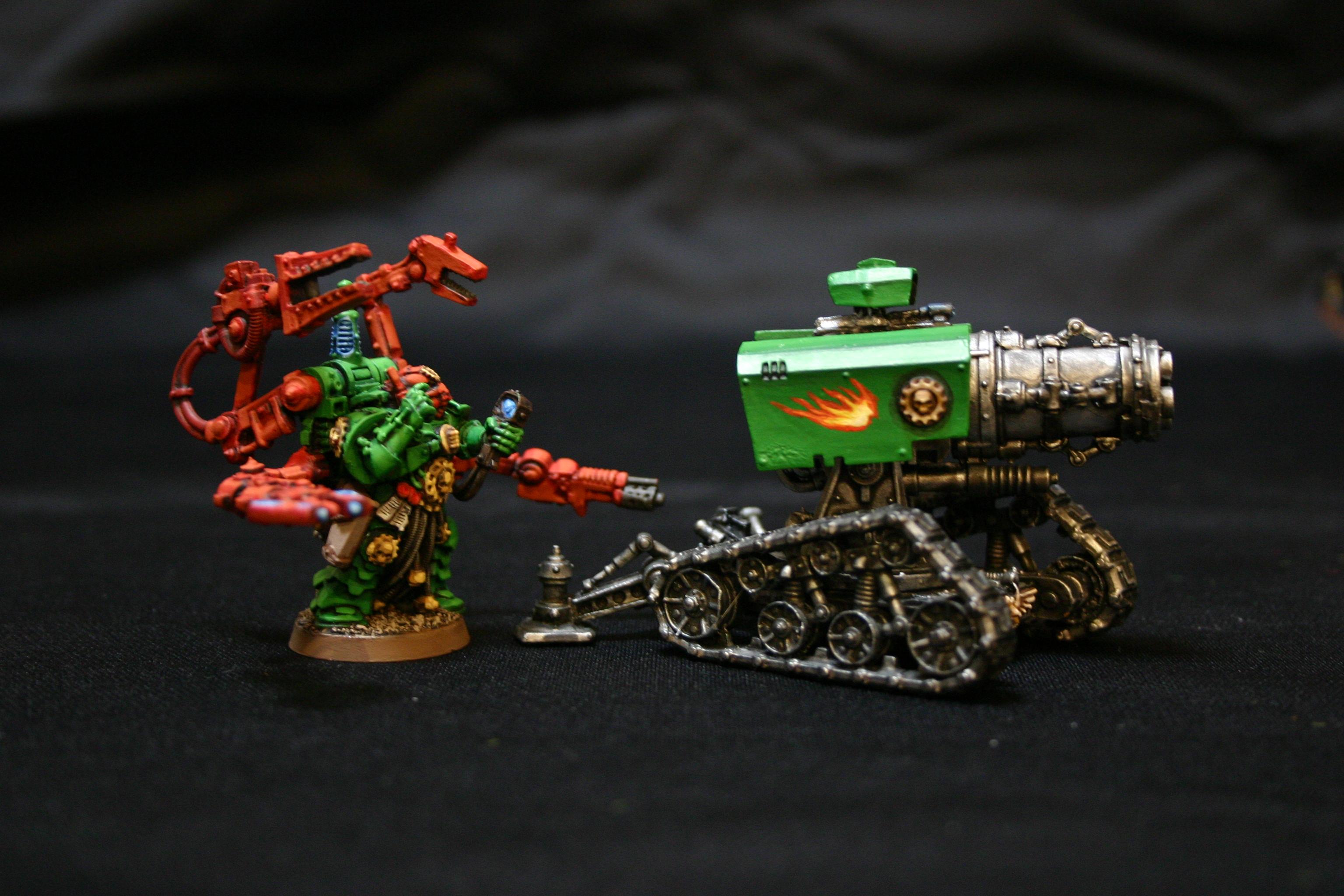 Salamanders, Space Marines, Thunderfire Cannon, Warhammer 40,000