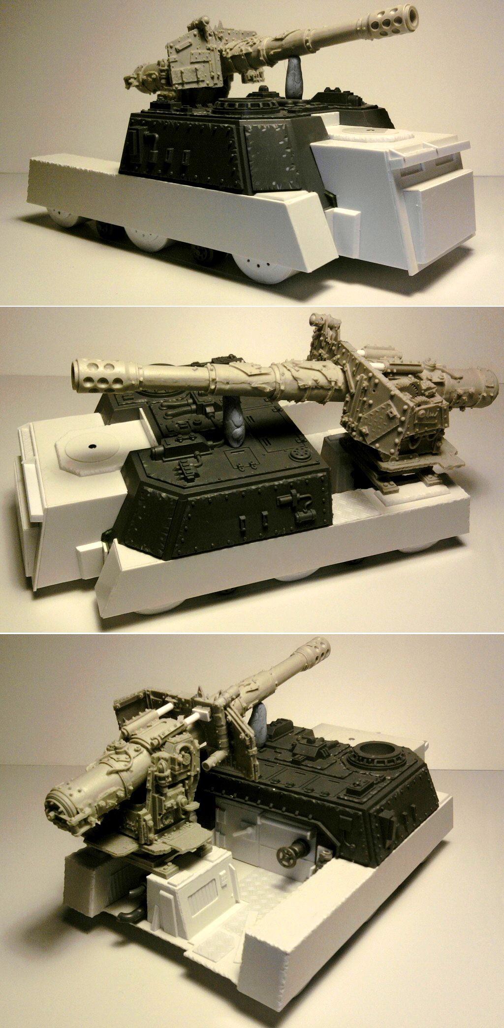 Battlewagon, Conversion, Forge World, Orks, Plasticard, Scratch Build, Warhammer 40,000