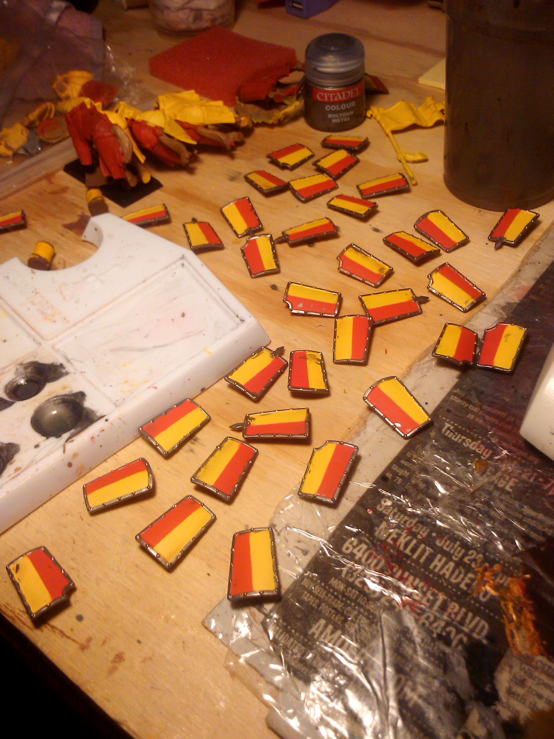 Archers, Bretonnians, Build, Grail, Hobby, Knights, Men At Arms, Painting, Peasant, Pegasus, Warhammer Fantasy, Wf