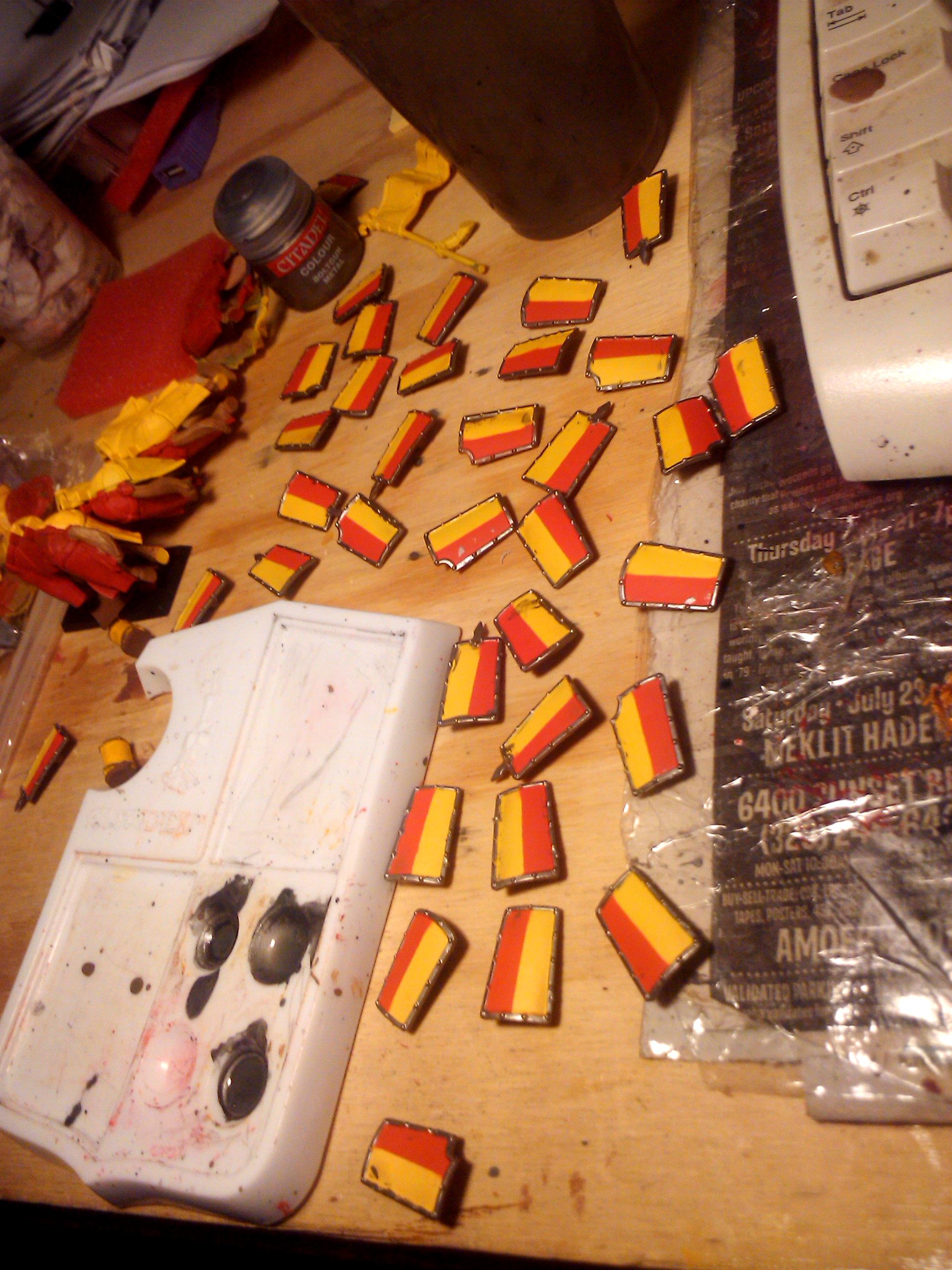 Archers, Bretonnians, Build, Grail, Hobby, Knights, Men At Arms, Painting, Peasant, Pegasus, Warhammer Fantasy, Wf
