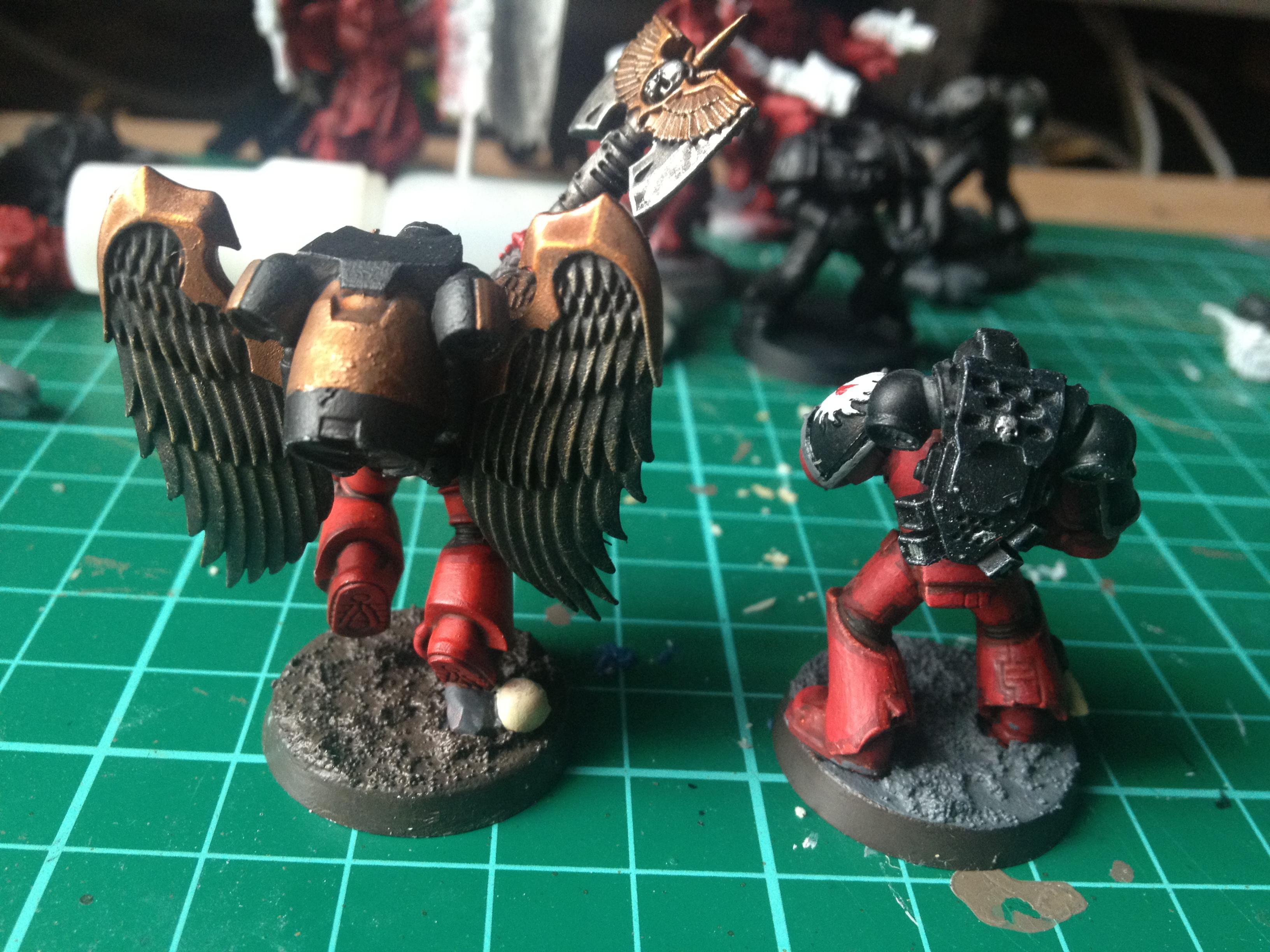 Blood Angels, Flesh Tearer, Sanguinary Guard, Work In Progress