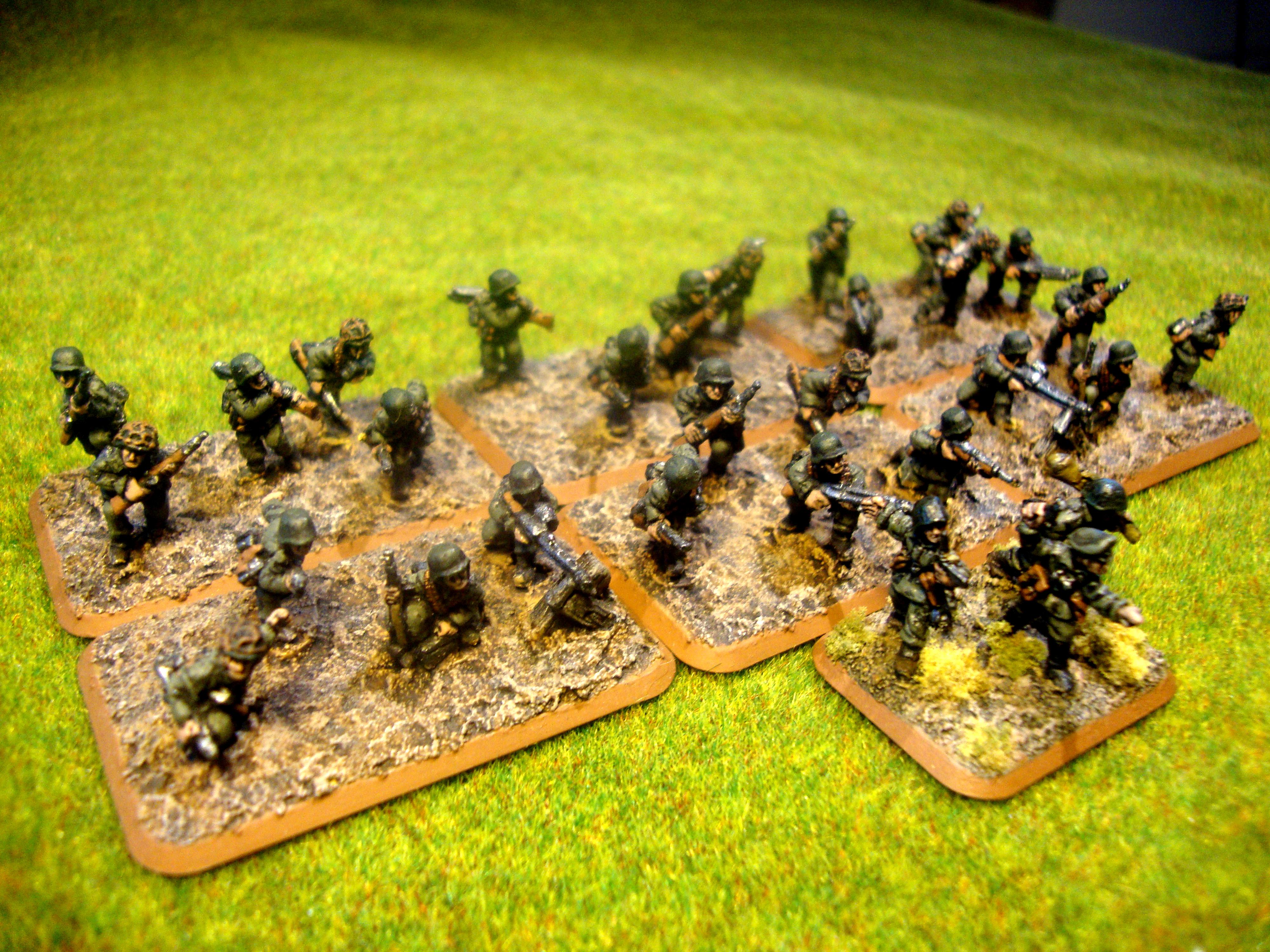 Command Team, Flames Of War, German Infantry, Germans, Grenadiers, Infantry, Infantry Platoon, Mg 42, Panzerfaust, Panzergrenadiere, Panzerschreck, Platoon, World War 2