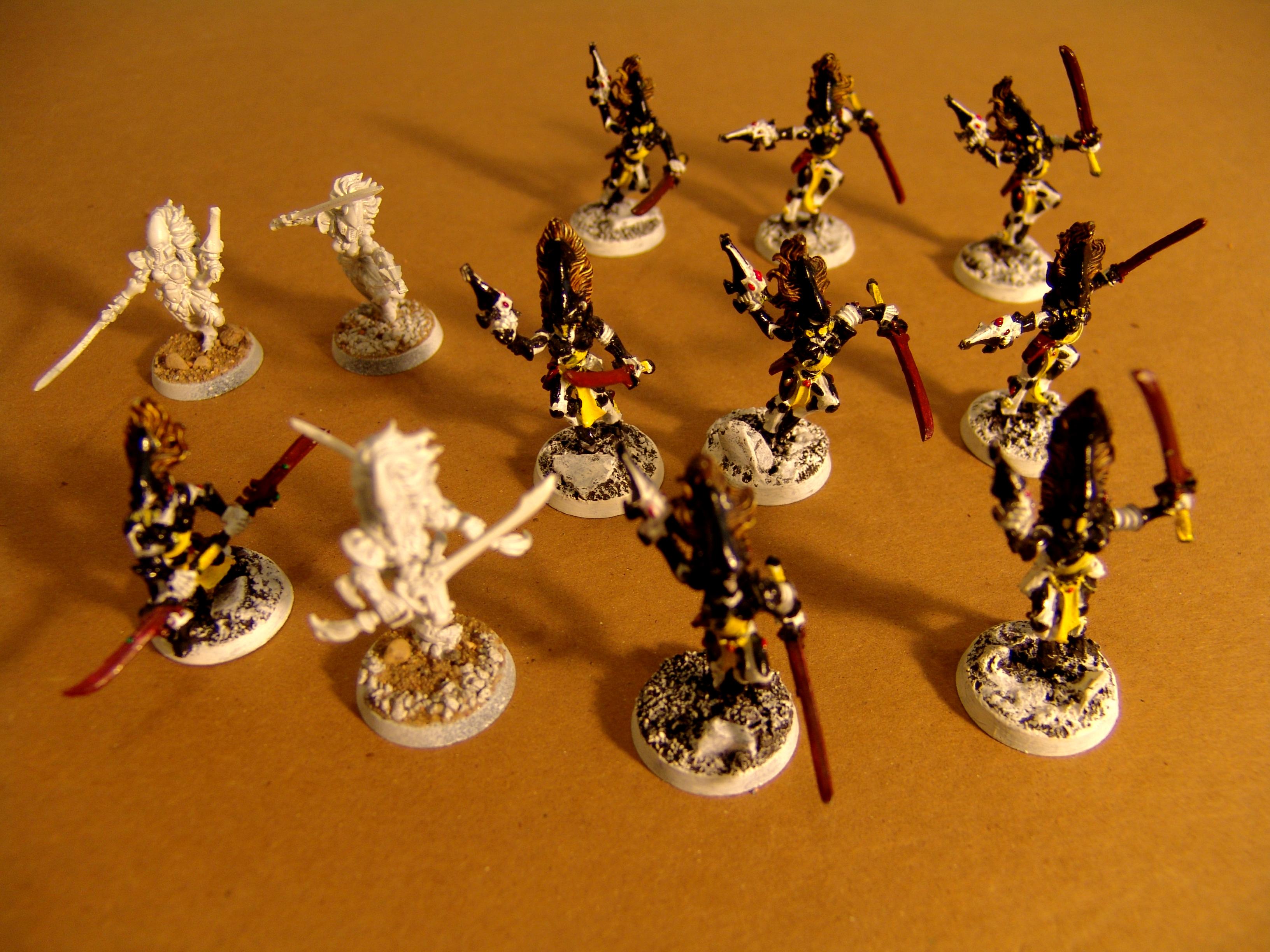 Eldar, Howling Banshees, Iceworld Terrain, Snow, Ulthwe