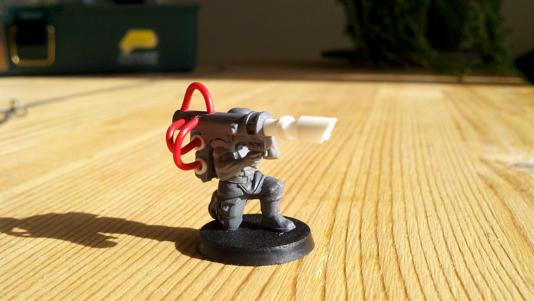 Imperial Guard, Lascannon, Scratch Build, Warhammer 40,000