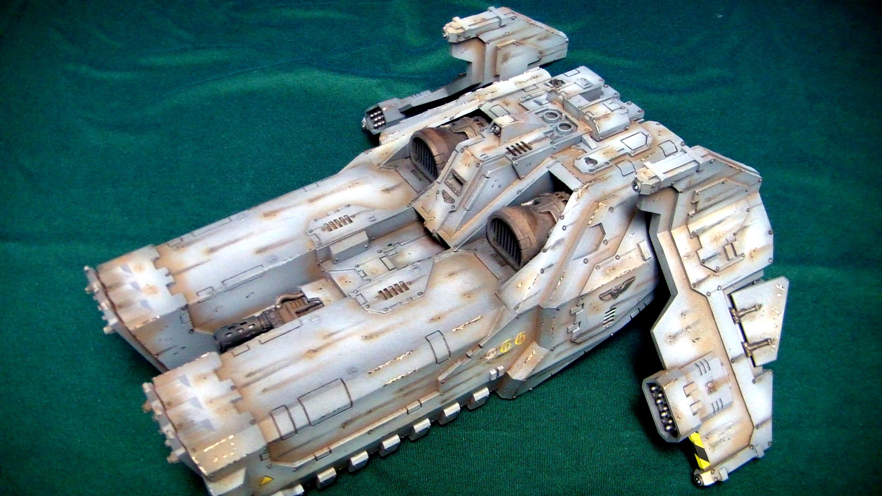 Assault Ram, Castus Assault Ram, Forge World, Space Marines, Weathered