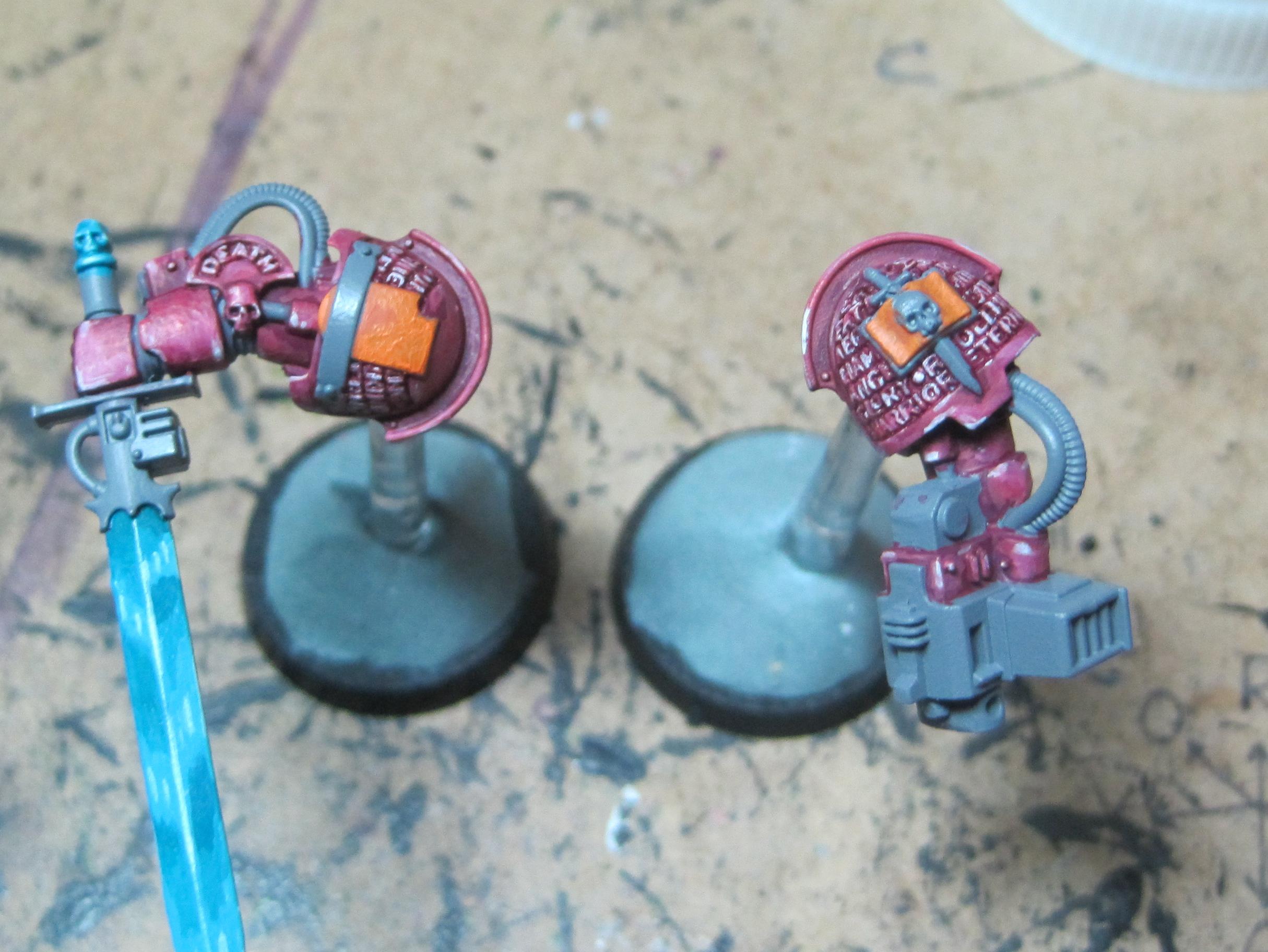 Wensleydale - Step 15 - Shoulder Pads - VGC Orange Fire