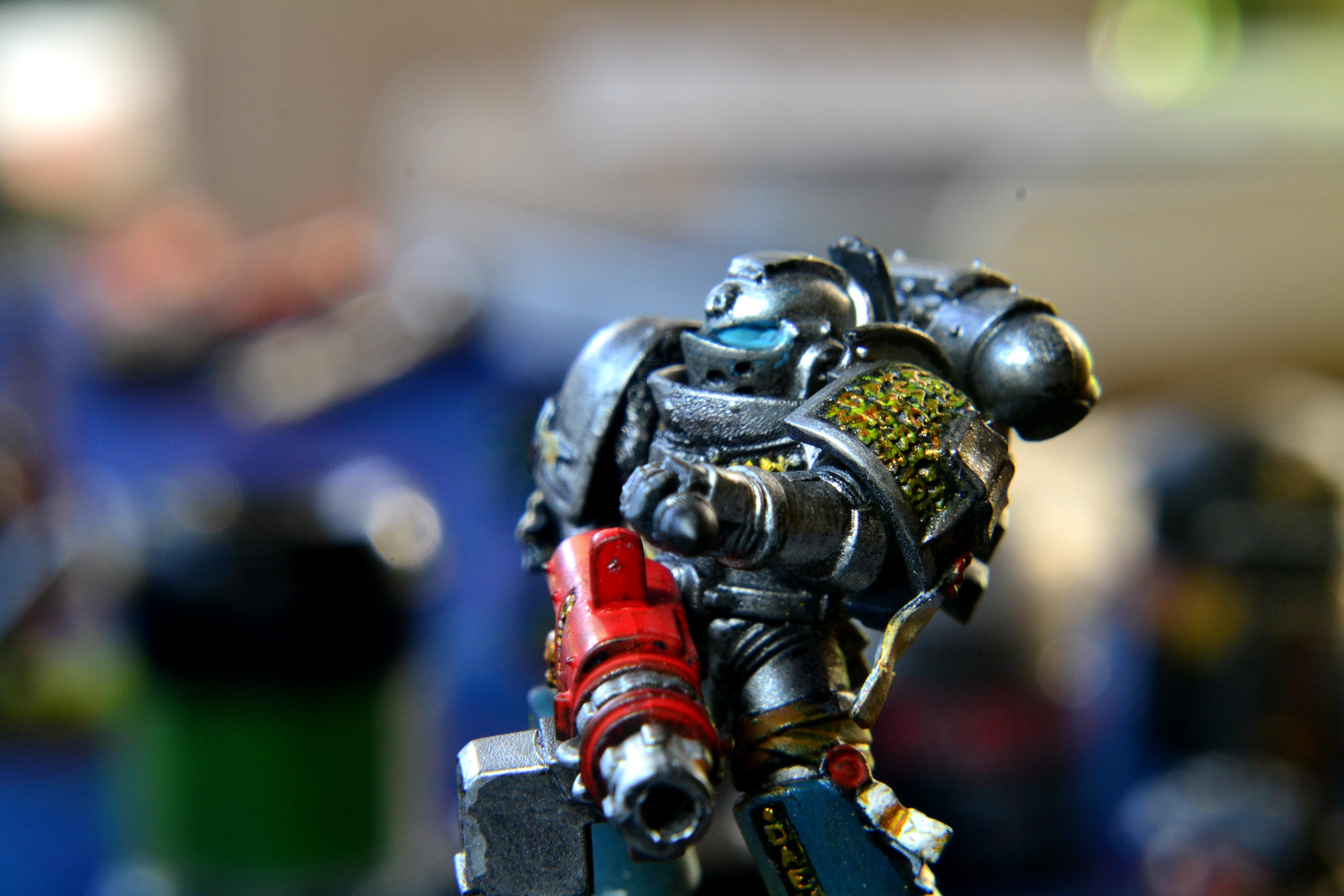 Gk, Grey Knights, Psycannon, Purifier, Strike Squad