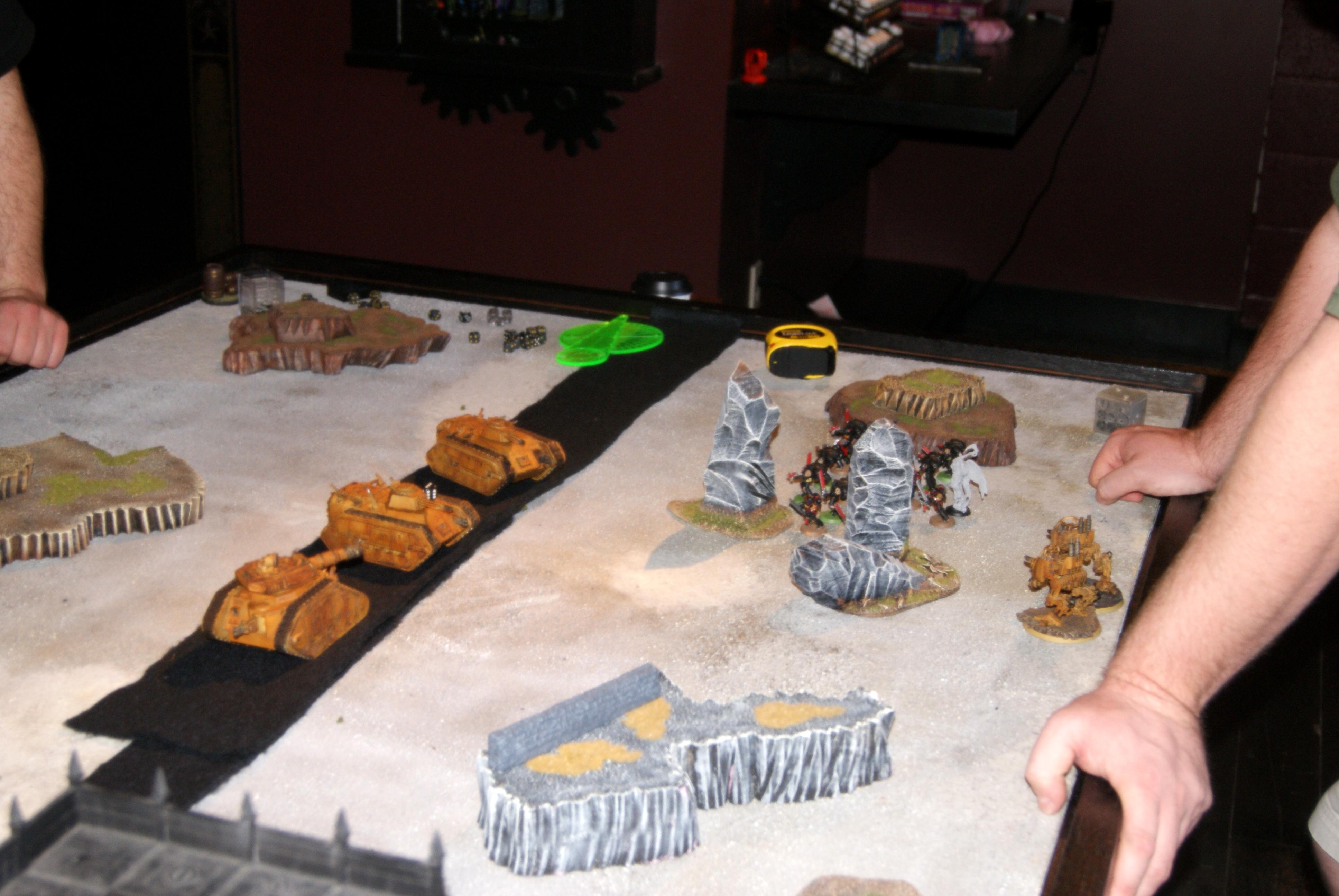 Guard set up for running