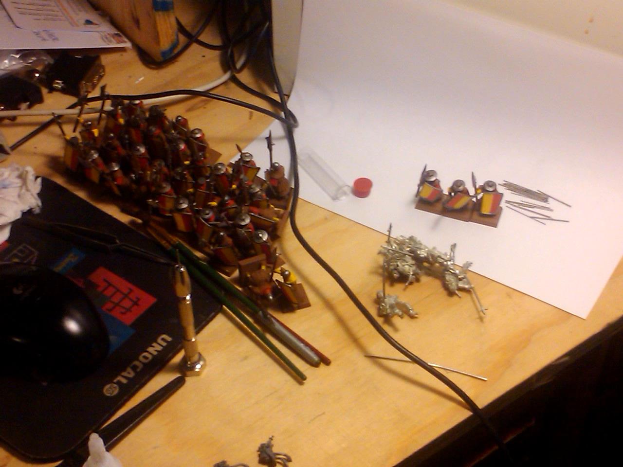 Archers, Bretonnians, Build, Grail, Hobby, Knights, Men At Arms, Painting, Peasant, Pegasus, Warhammer Fantasy, Wf