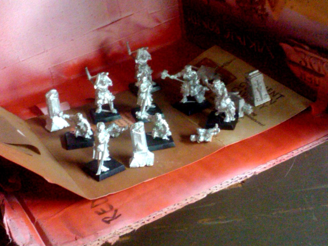 Archers, Bretonnians, Build, Grail, Hobby, Knights, Men At Arms, Painting, Peasant, Pegasus, Warhammer Fantasy, Wf