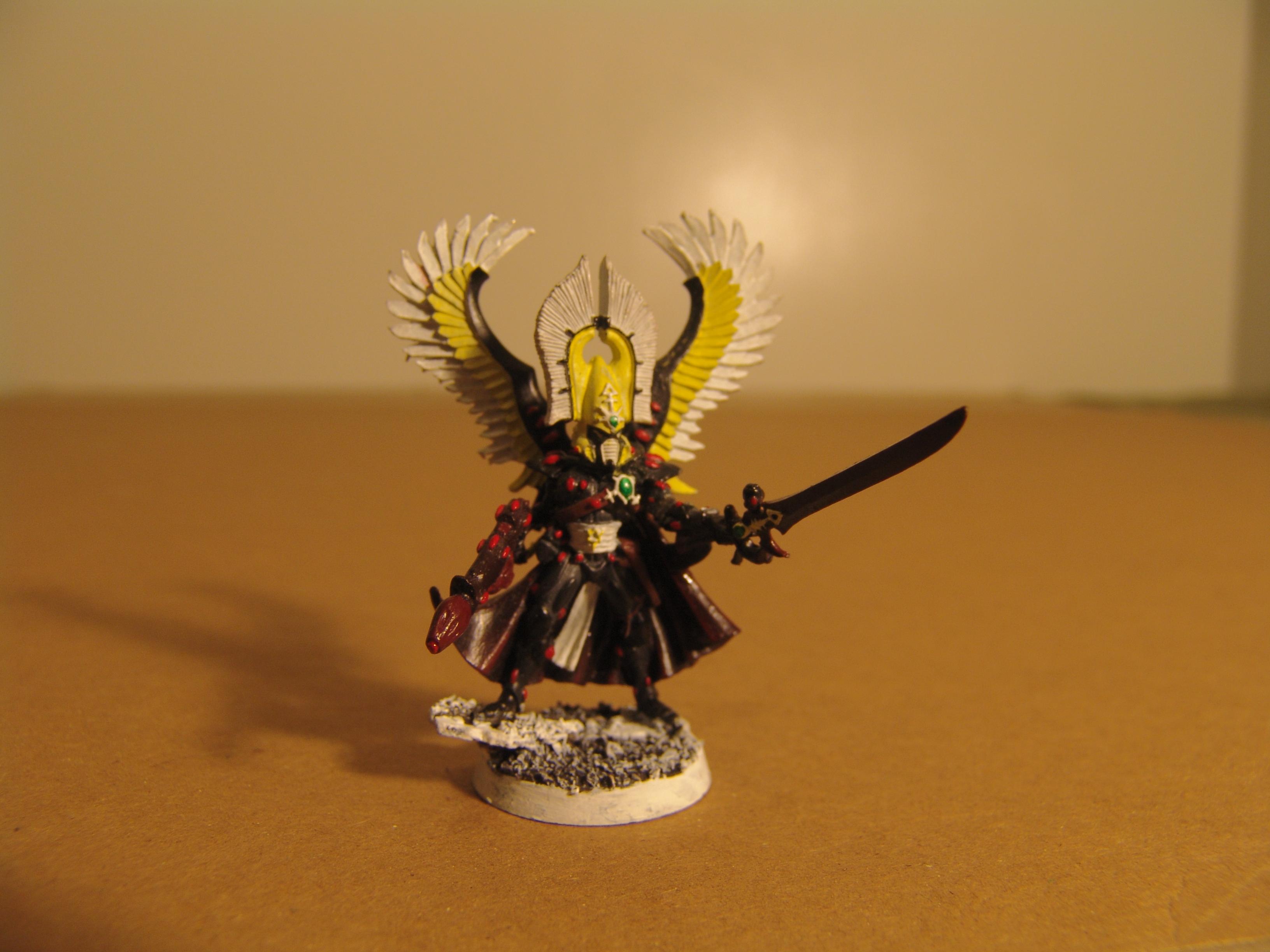 Autarch With Swooping Hawk Wings, Eldar, Iceworld, Snow, Ulthwe