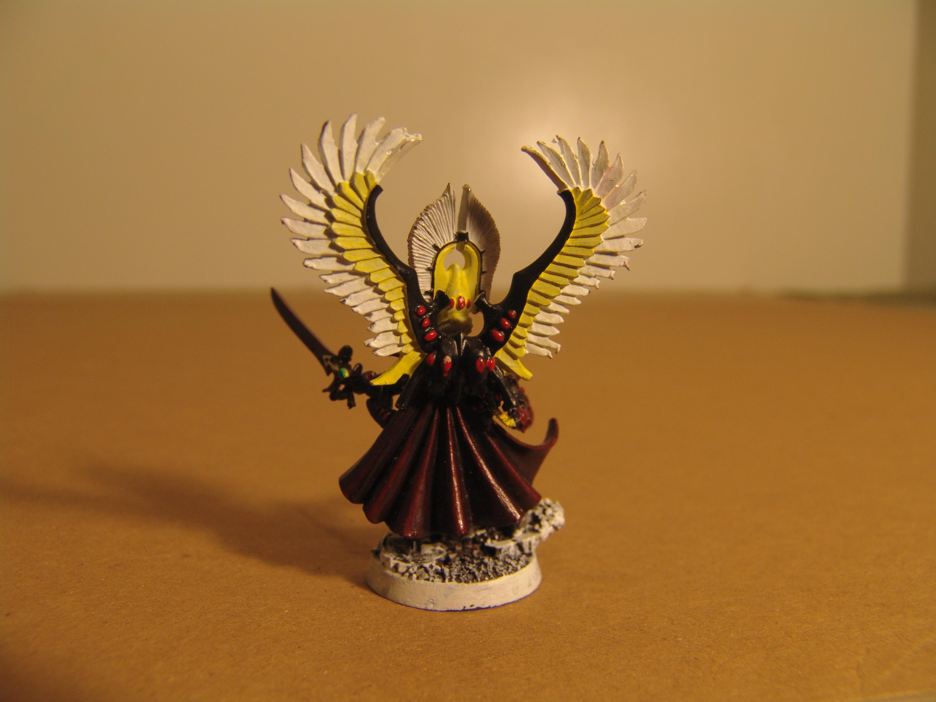 Autarch With Swooping Hawk Wings, Eldar, Iceworld, Snow, Ulthwe