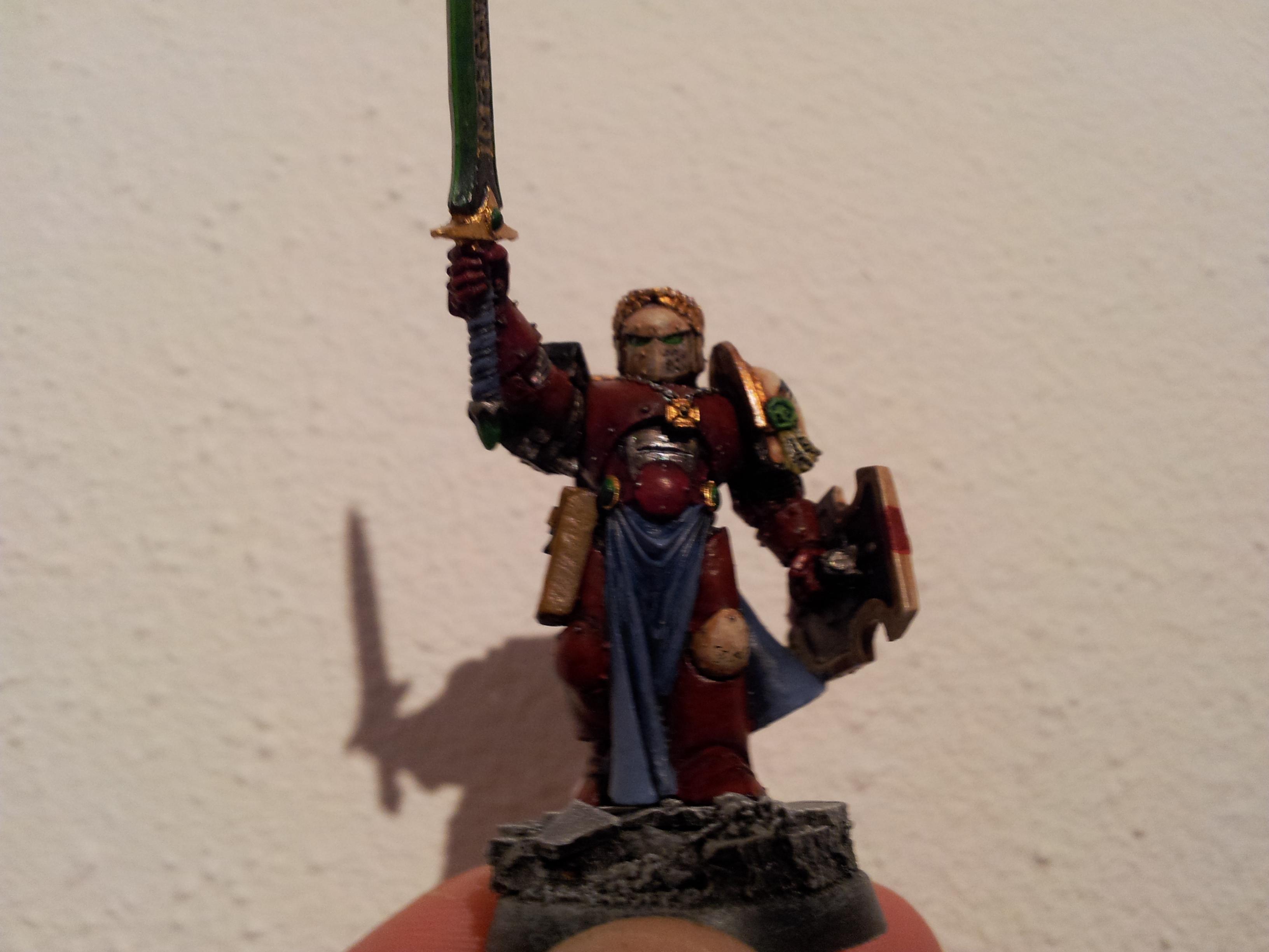 Space Marines, front view Blood Ravens Emperors Champion